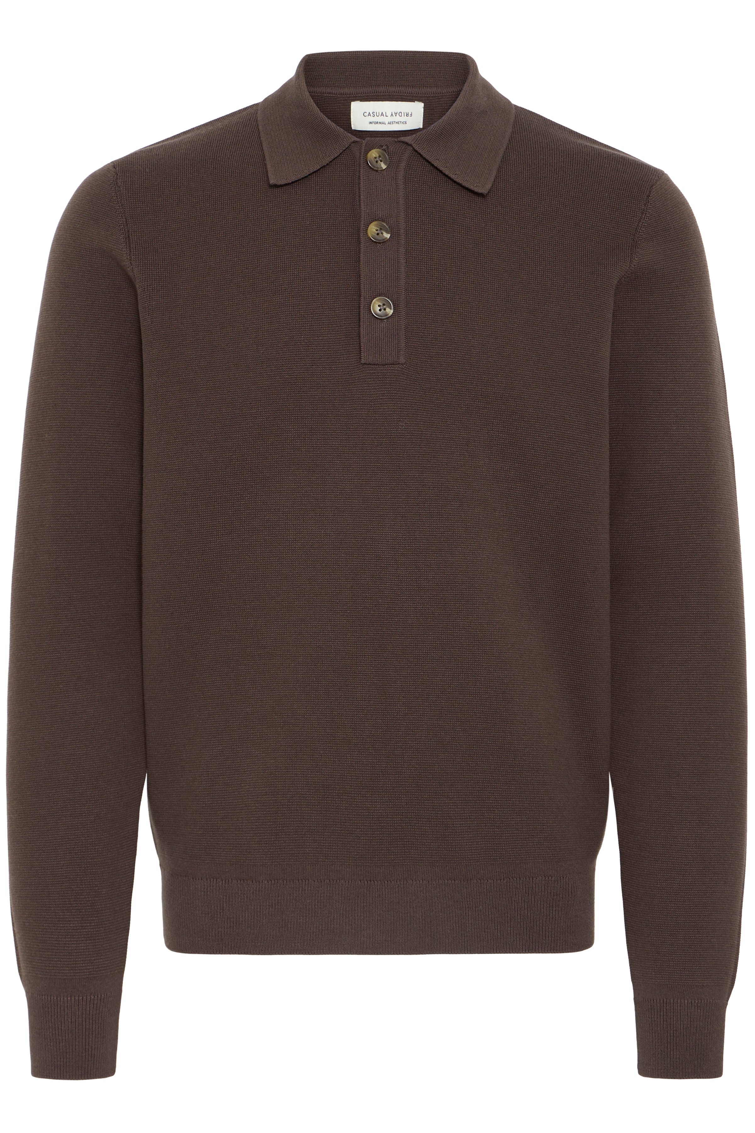 Casual Friday - CFAbel Milano Polo Strik i brun