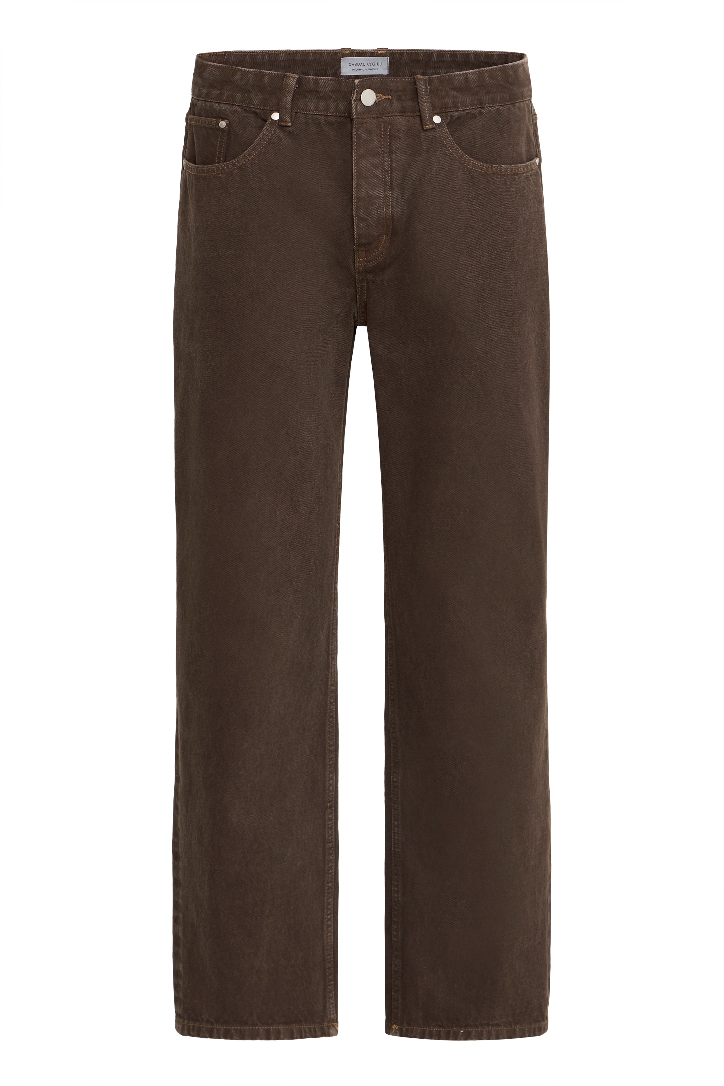Casual Friday - CFHallund Jeans i mørkebrun