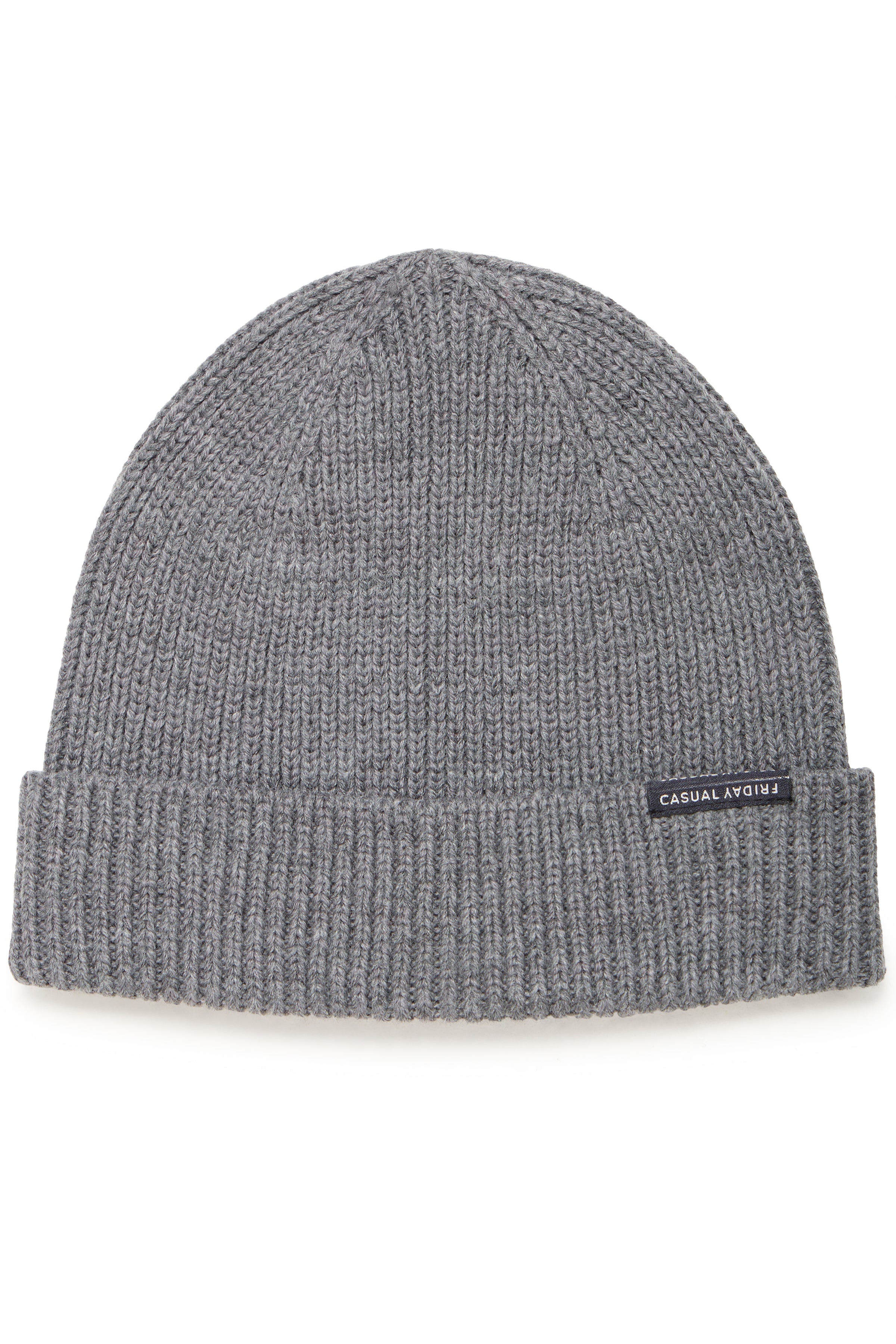 Casual Friday - CFAlkin Rib Beanie i grå