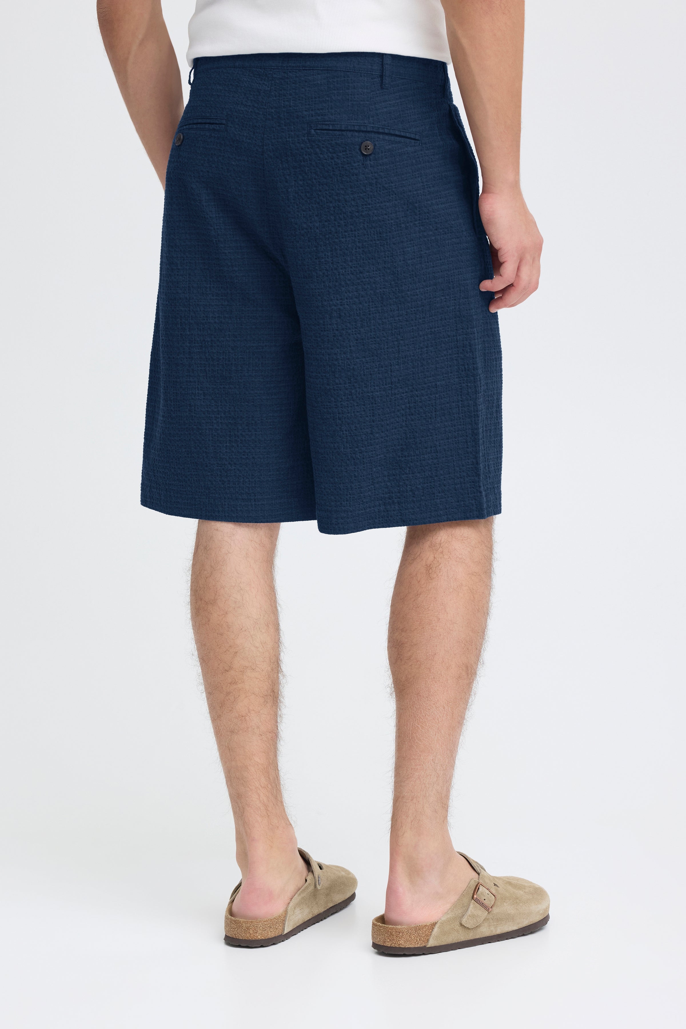 Casual Friday - Seersucker Shorts Navy
