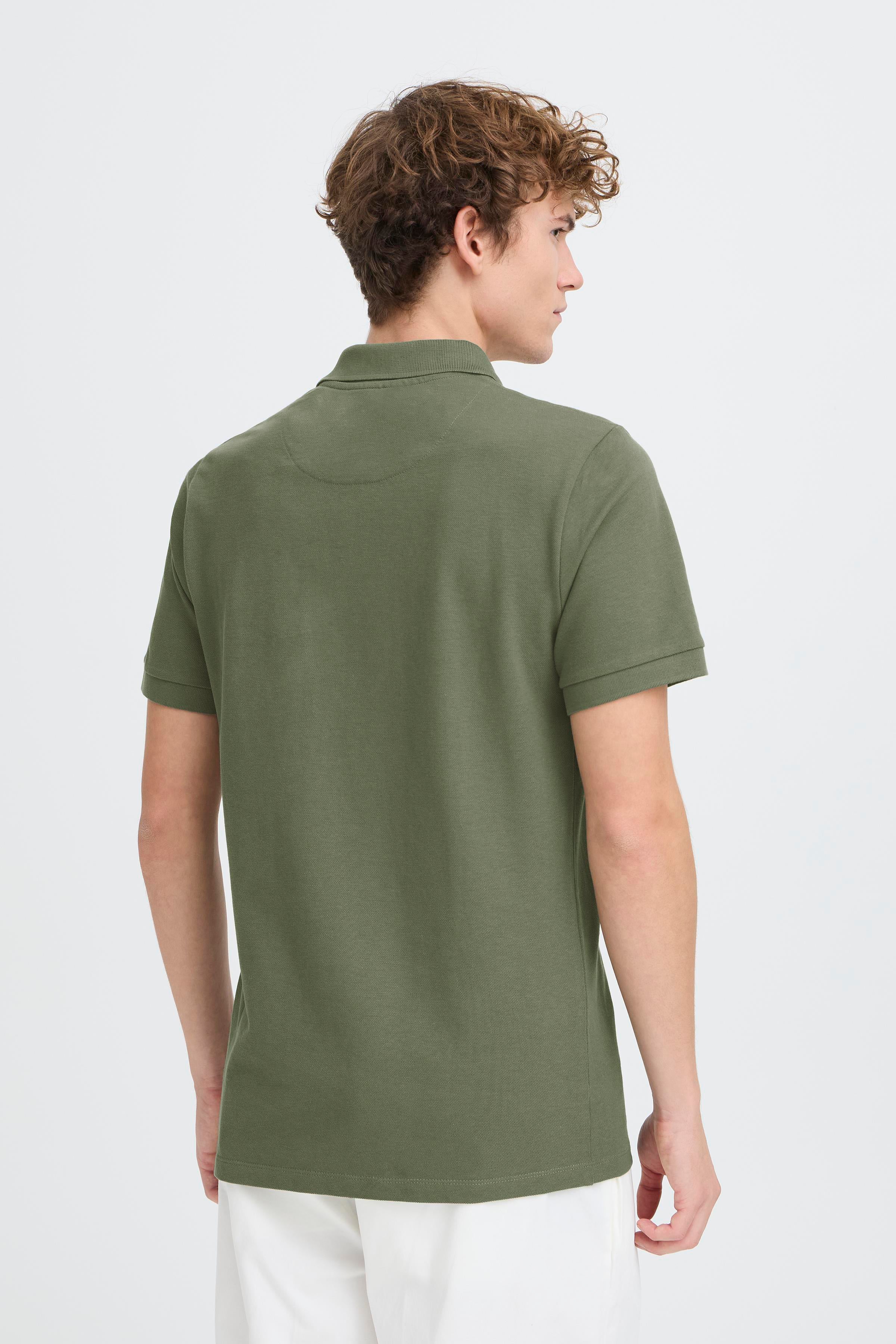 Casual Friday - CFSolheim Polo Piqué i Beetle Grøn