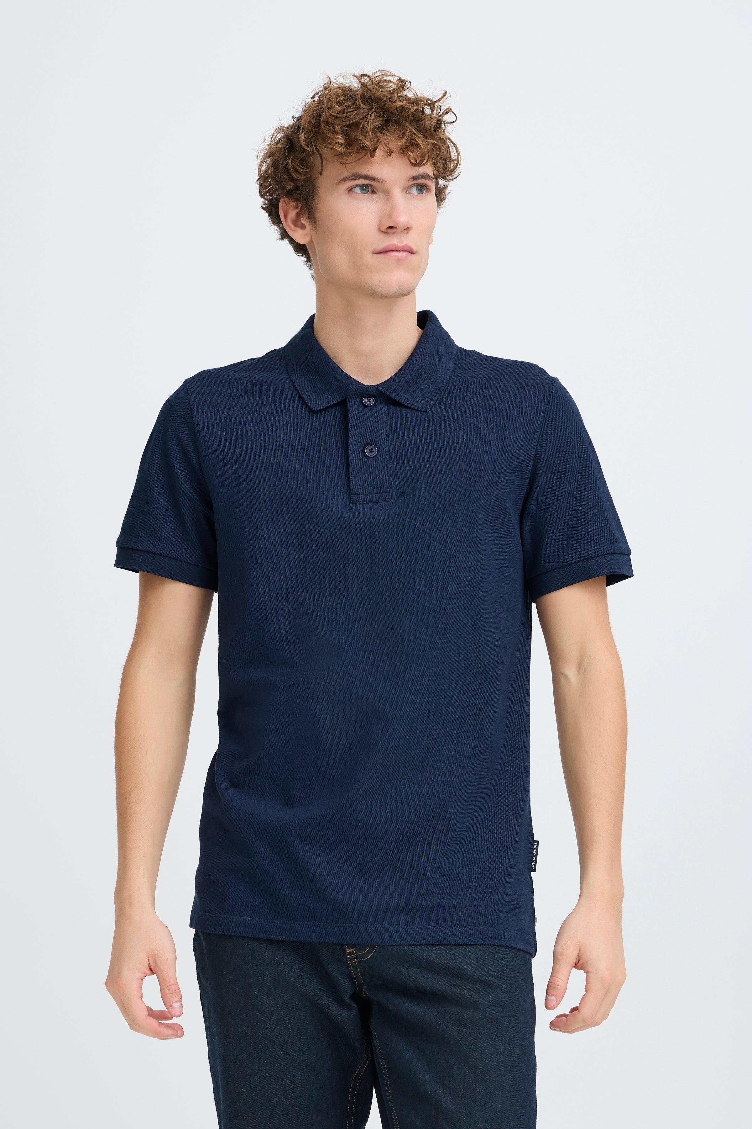 Casual Friday - CFSolheim Polo Piqué i Navy