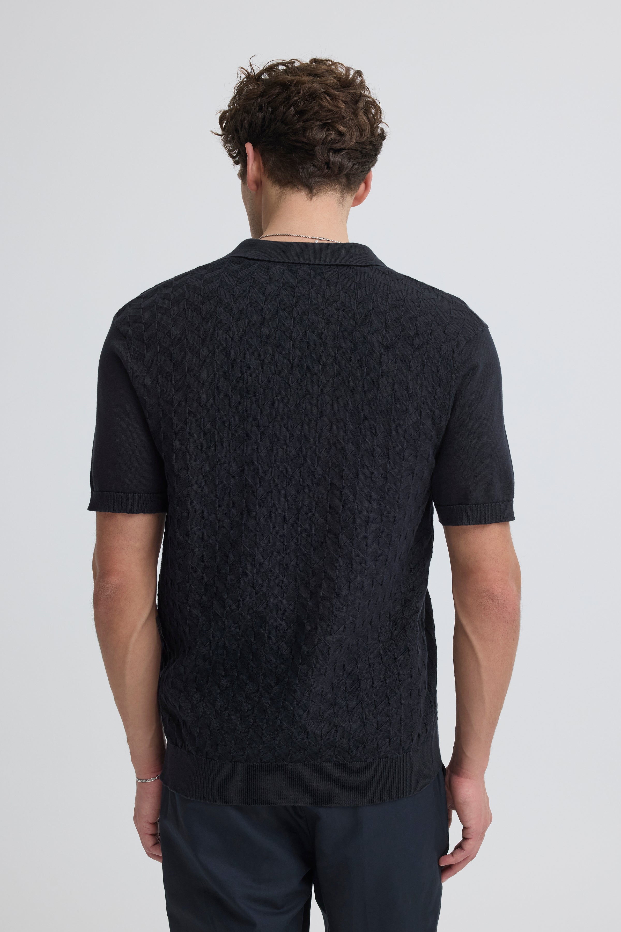 Casual Friday - CFdyrvik Strik Polo Navy