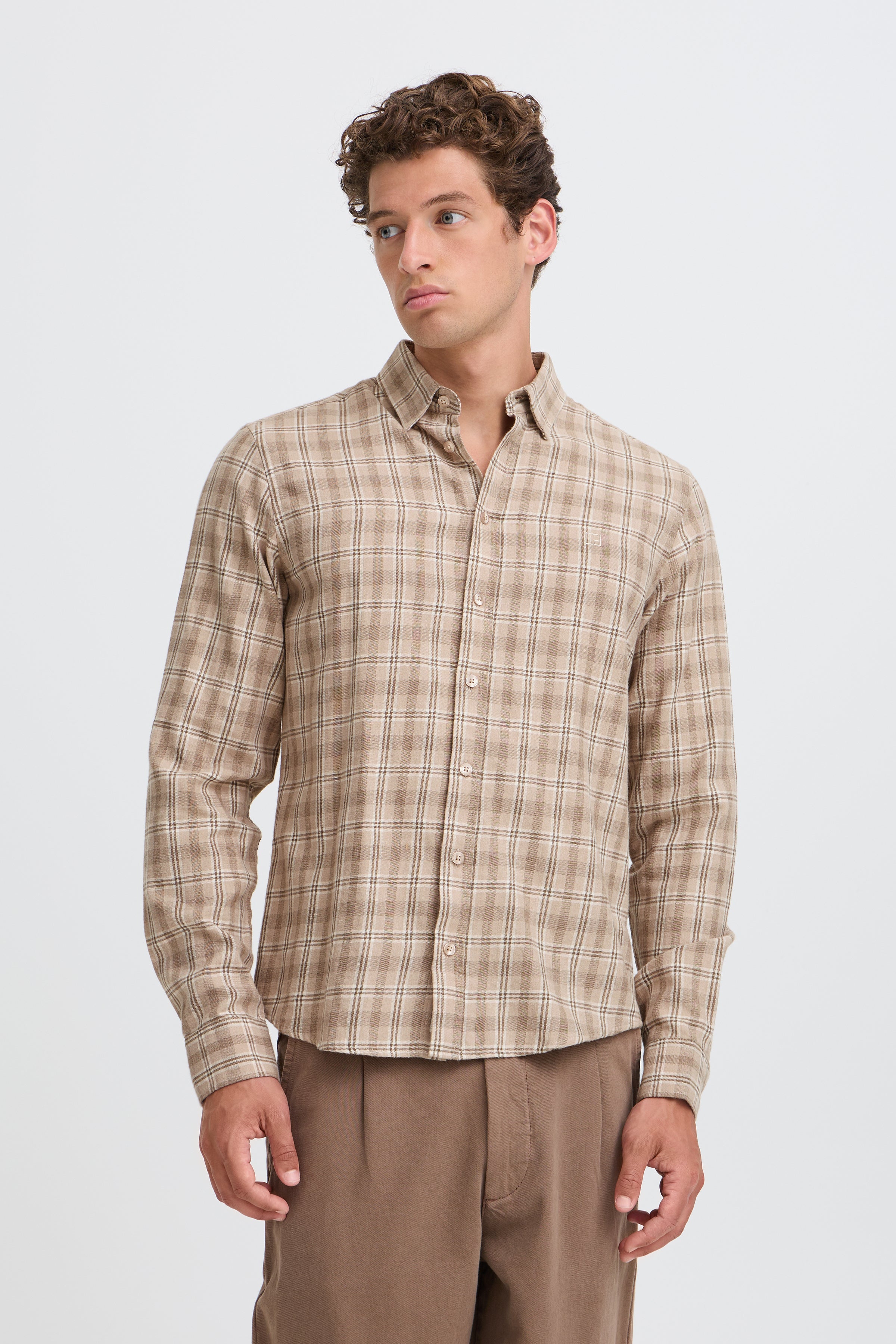 Casual Friday - CFJose 0159 Skjorte Simply Taupe