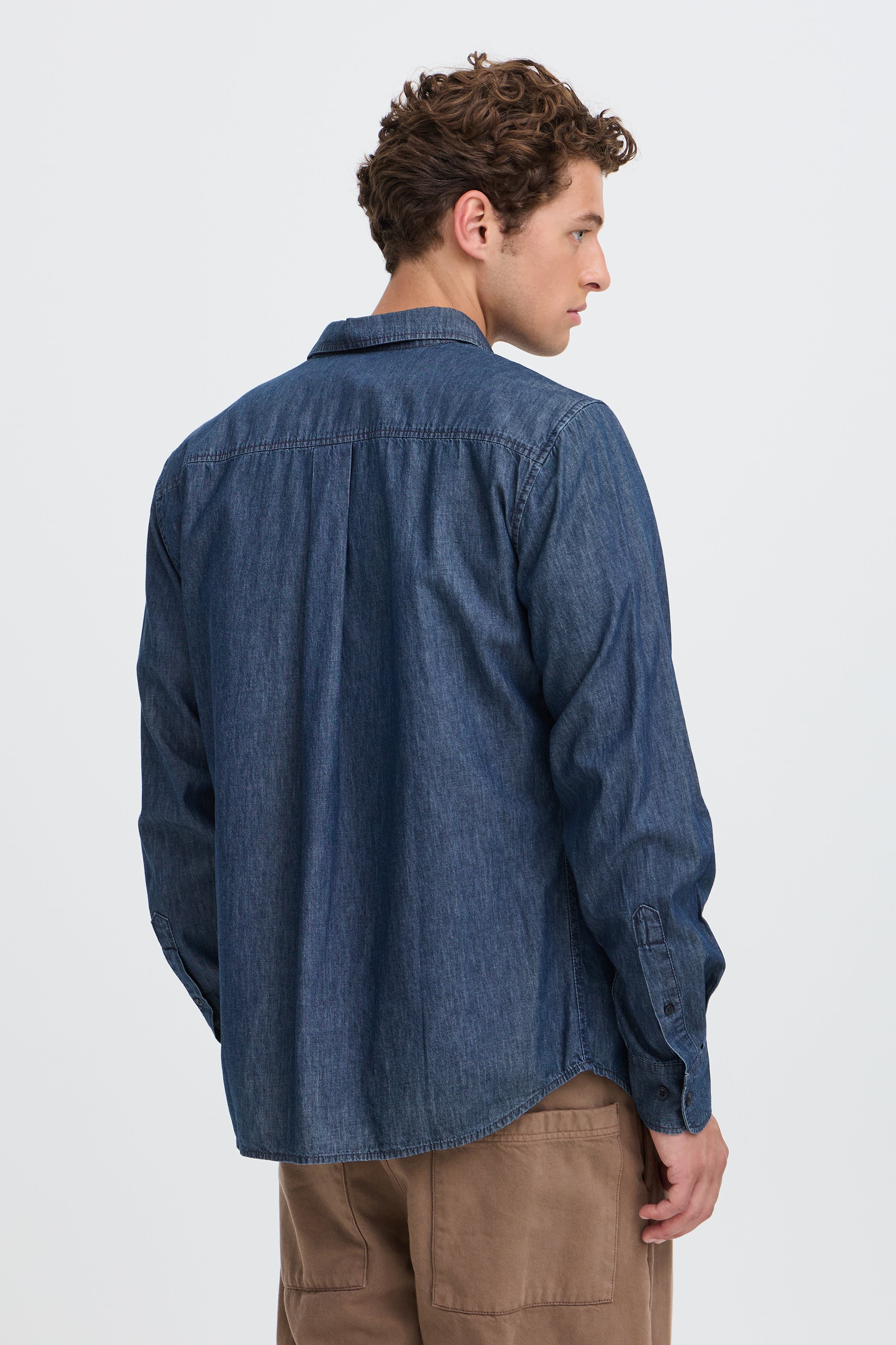 Casual Friday - CFJoshua Denimskjorte Blå