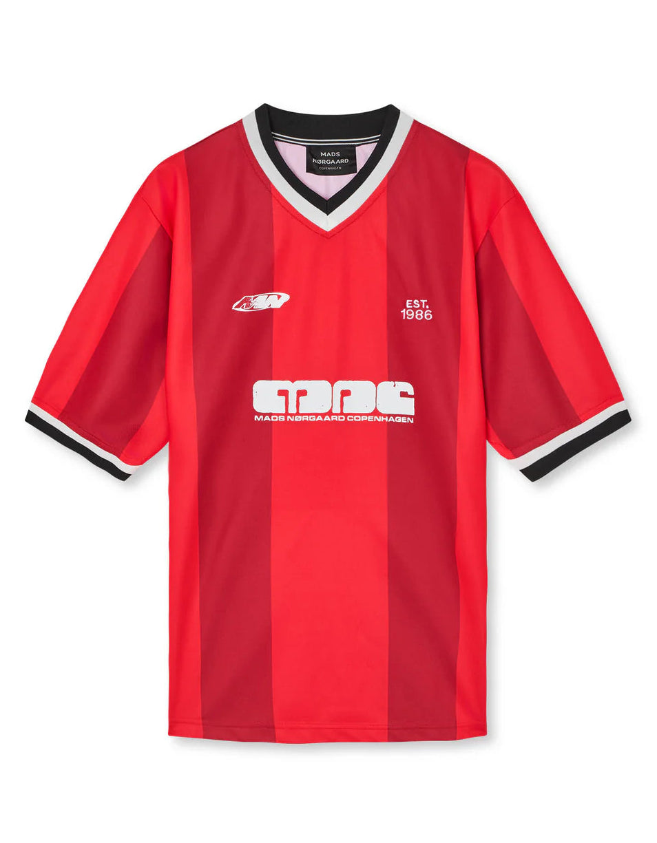 Mads Nørgaard - Sport Football Tee i Rød