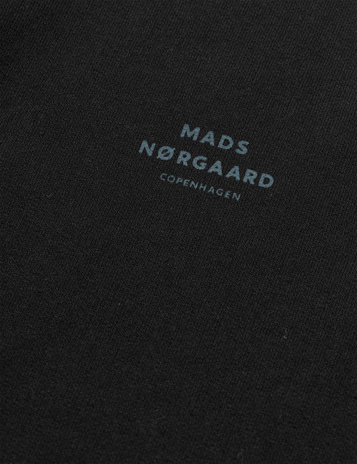 Mads Nørgaard - Cotton Light Crew Logo Sweat Black