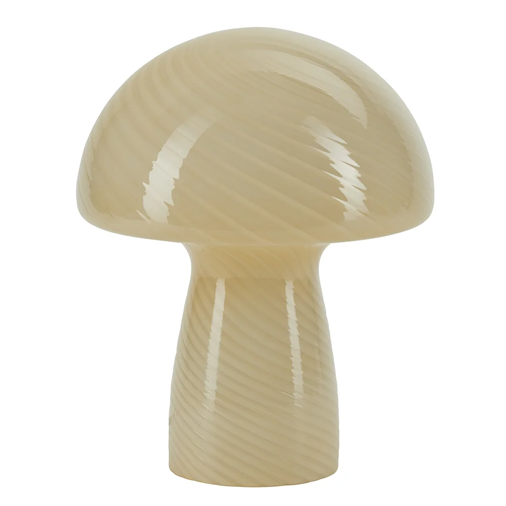 Mushroom lamp XL Gul lampe fra Bahne