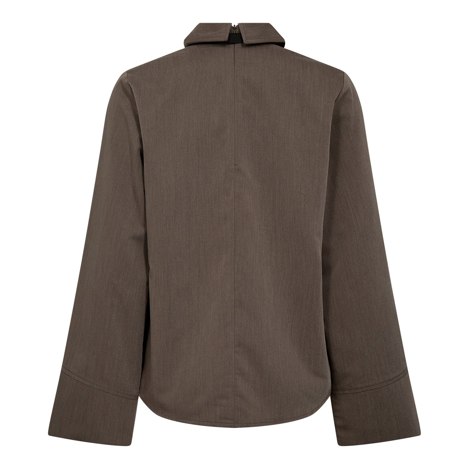 Co' Couture - TengaCC Tie Blouse i walnut