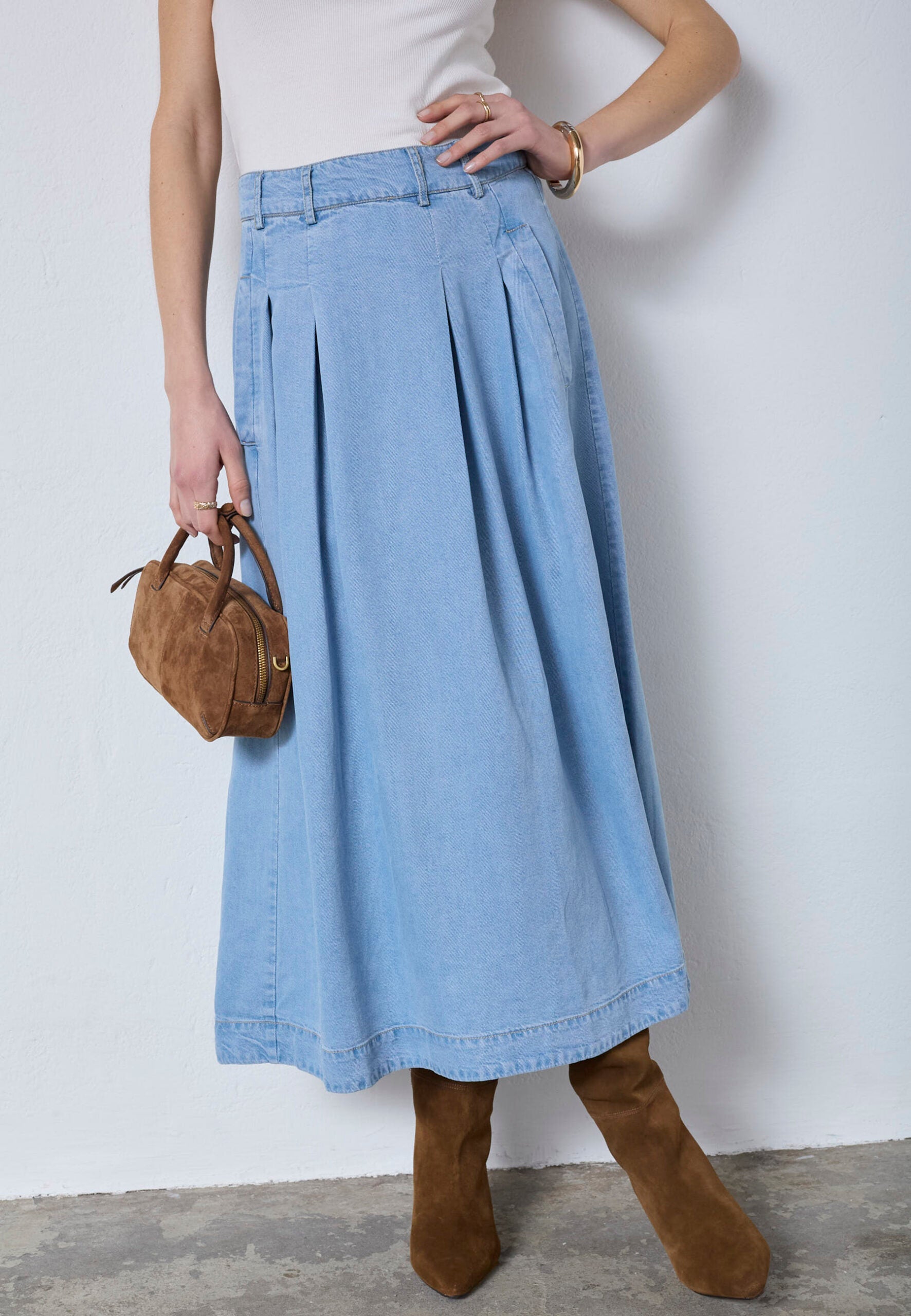 Co'Couture - TillyCC Anya Pleat Skirt