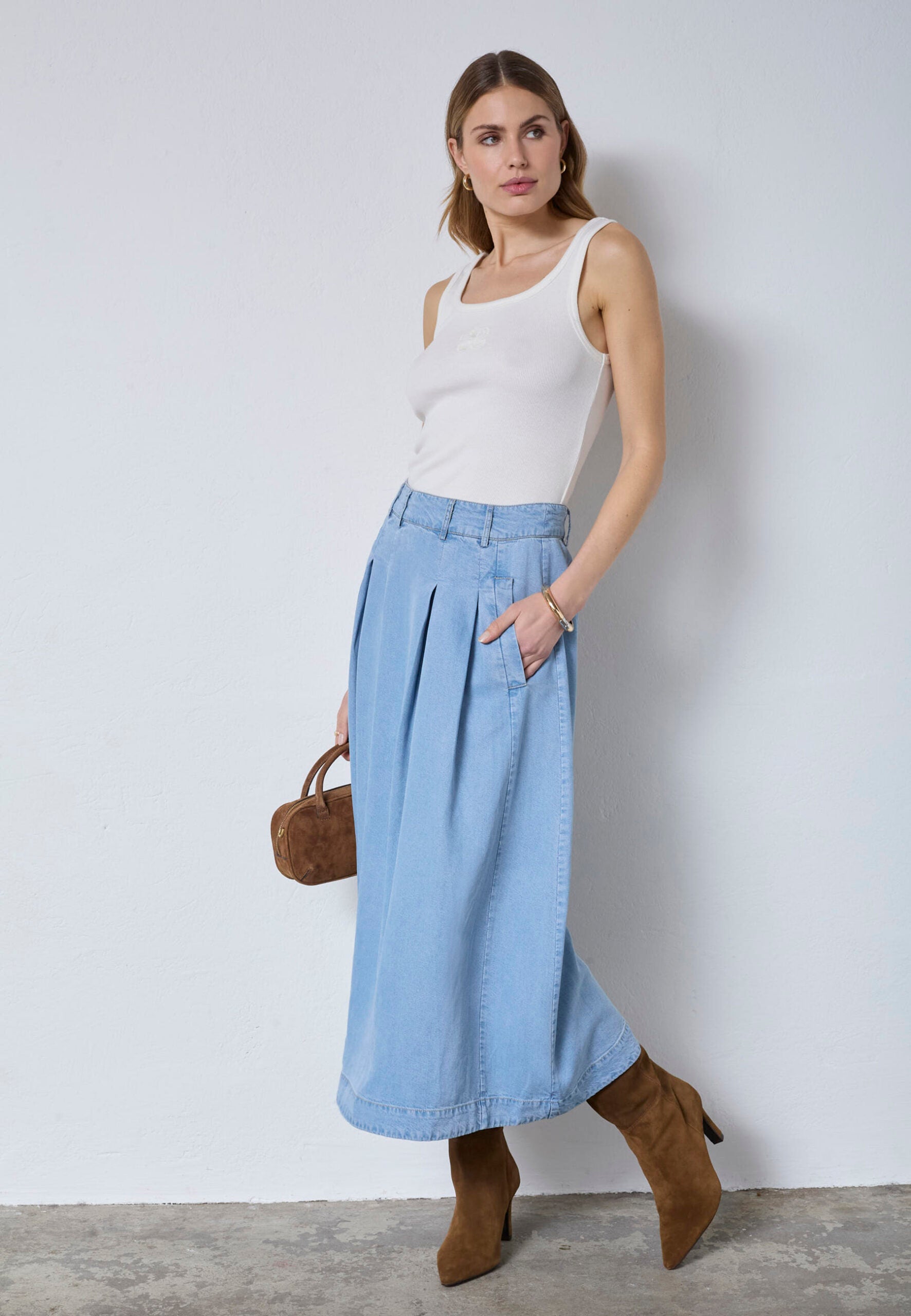 Co'Couture - TillyCC Anya Pleat Skirt