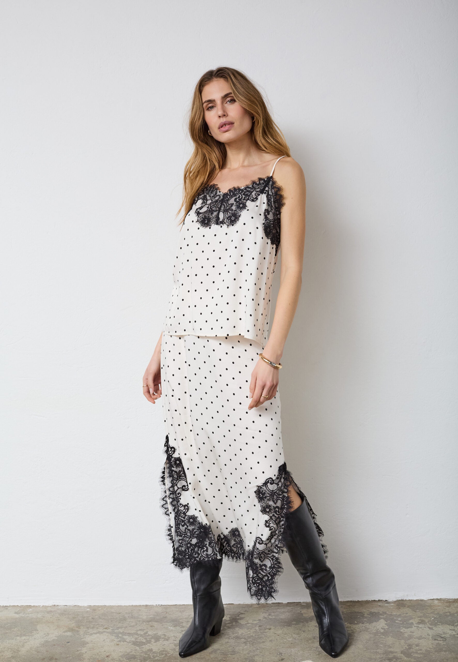 Co'Couture - AmeliCC Dot Lace top