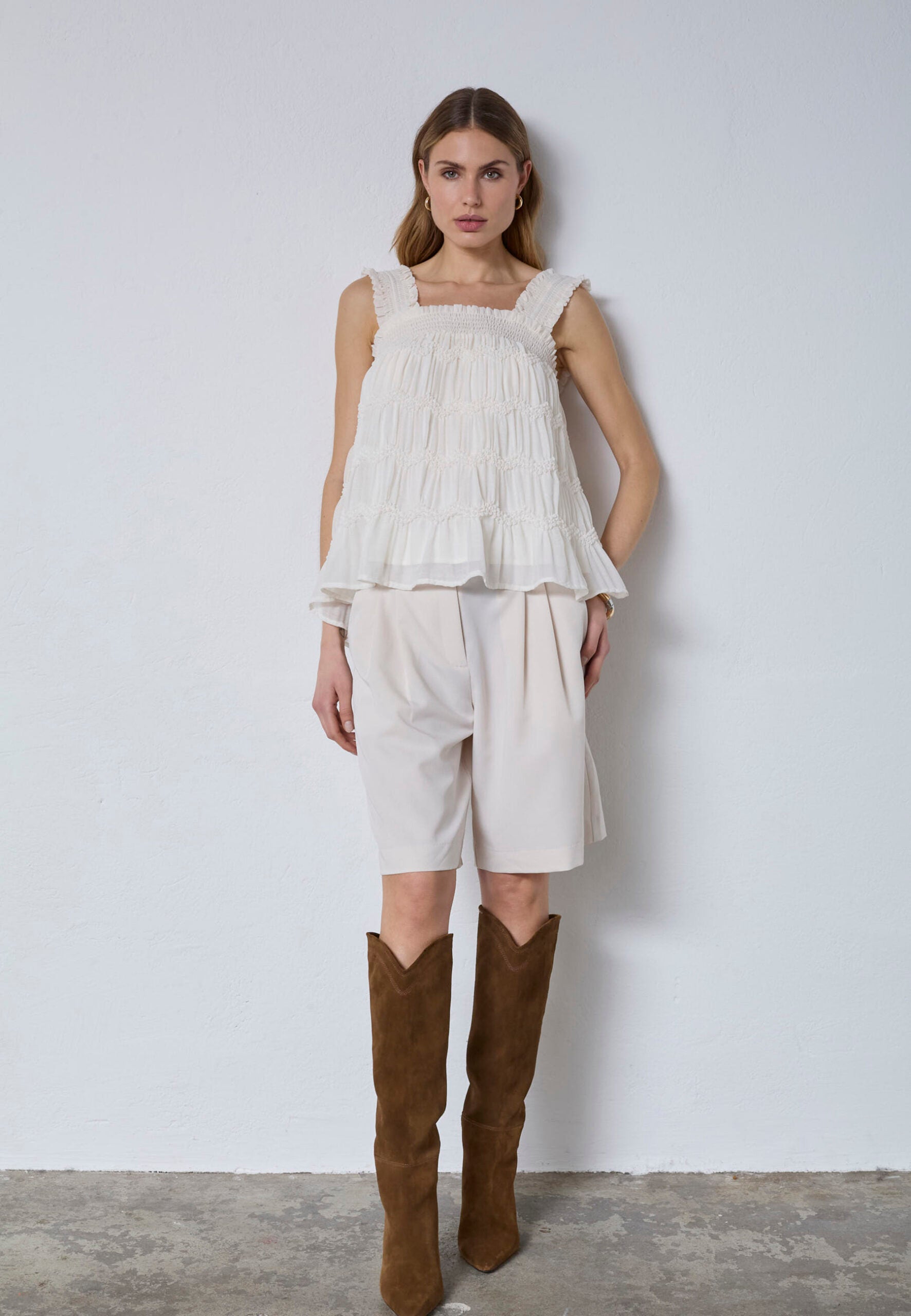 Co'Couture - JerryCC Smock Strap Top