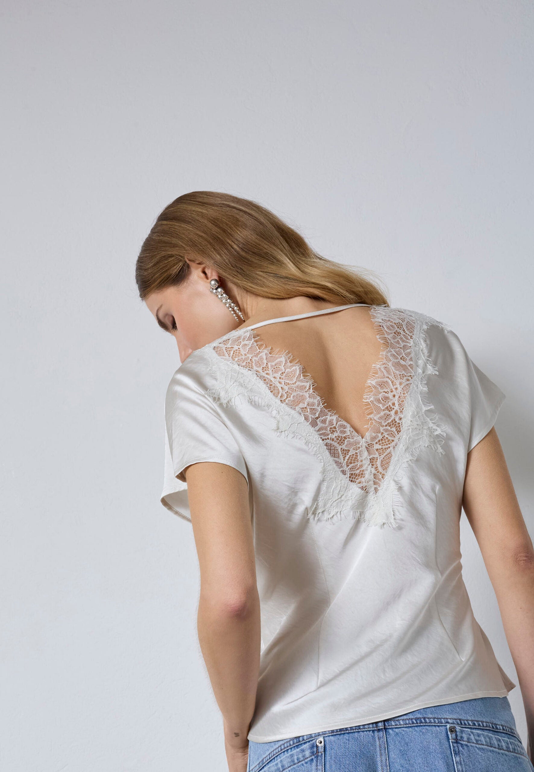 Co'Couture - IdunCC Lace SS Blouse