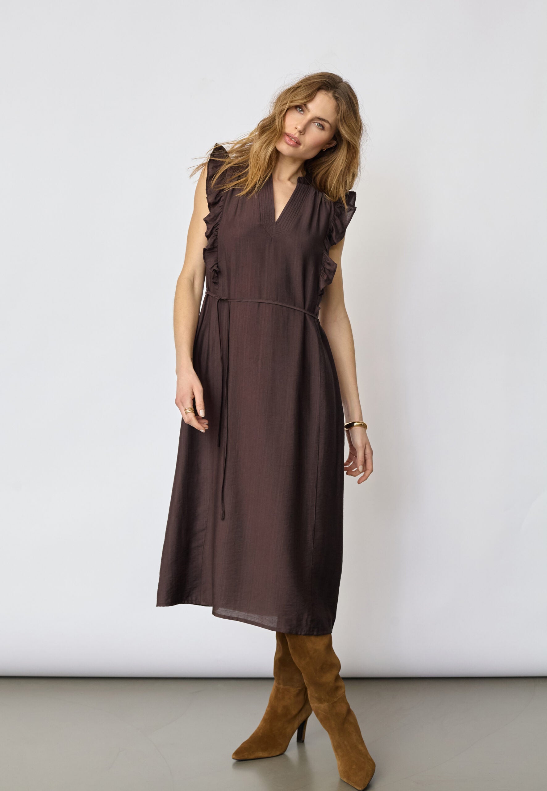 Co'Couture - HeraCC Frill V-Dress