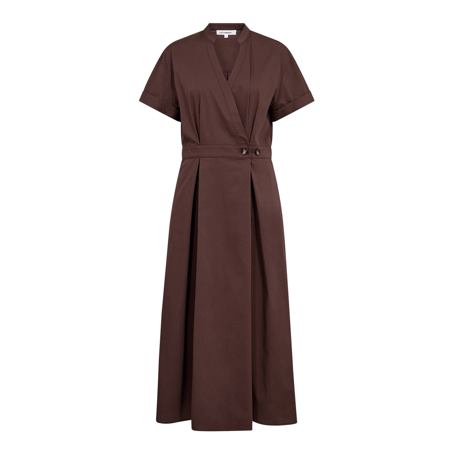 Co'Couture - ElaraCC Wrap Dress, brun