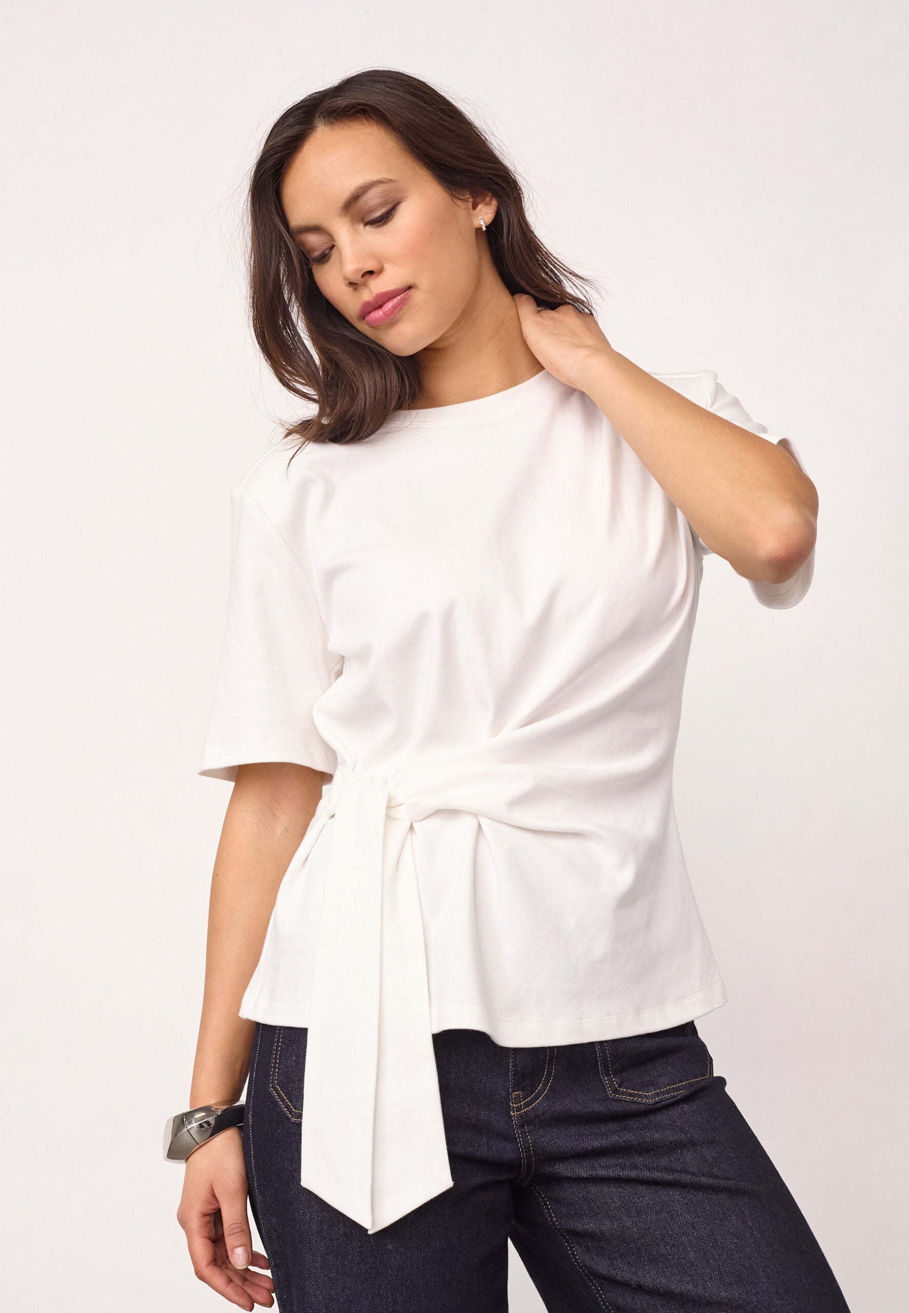 Co'Couture - OrianeCC Pleat Tie Tee
