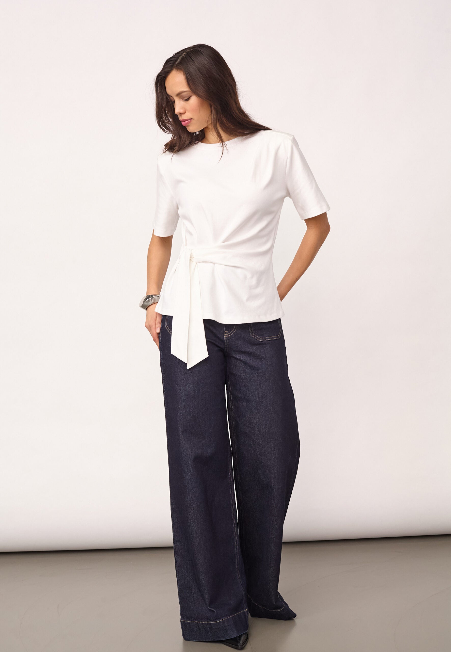 Co'Couture - OrianeCC Pleat Tie Tee