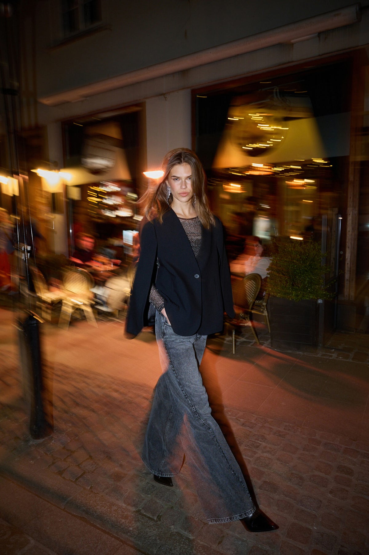 Co'Couture - VolaCC Cape Button Blazer