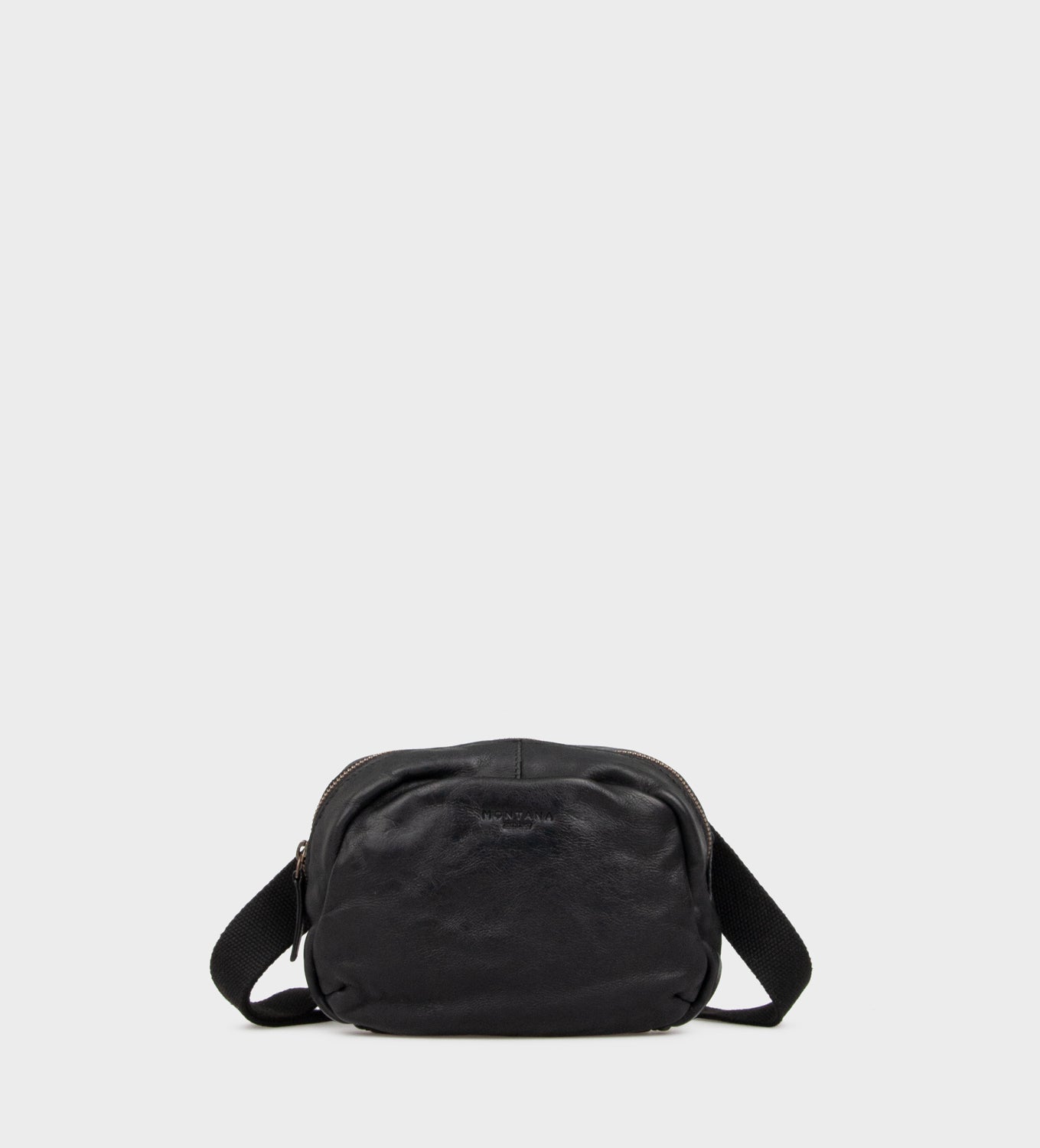 Optima Urban Leather Bumbag, Sort