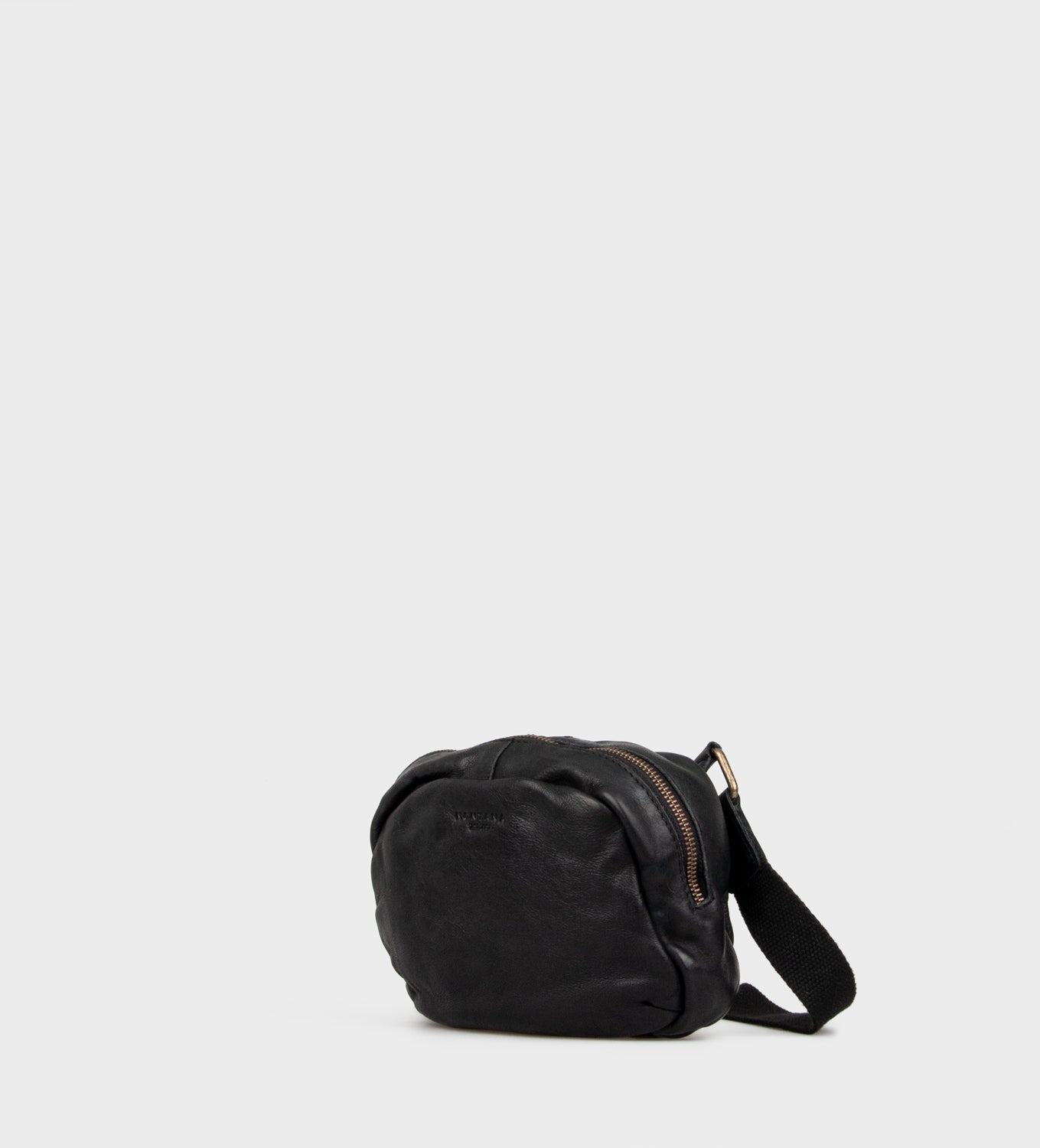 Optima Urban Leather Bumbag, Sort