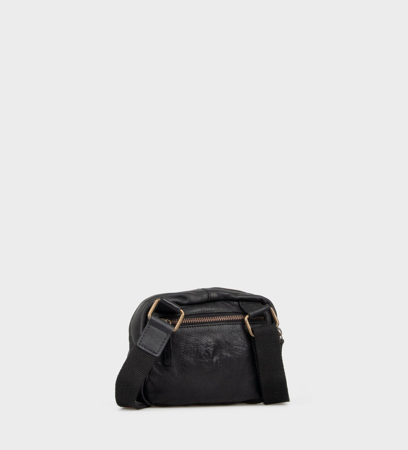 Optima Urban Leather Bumbag, Sort