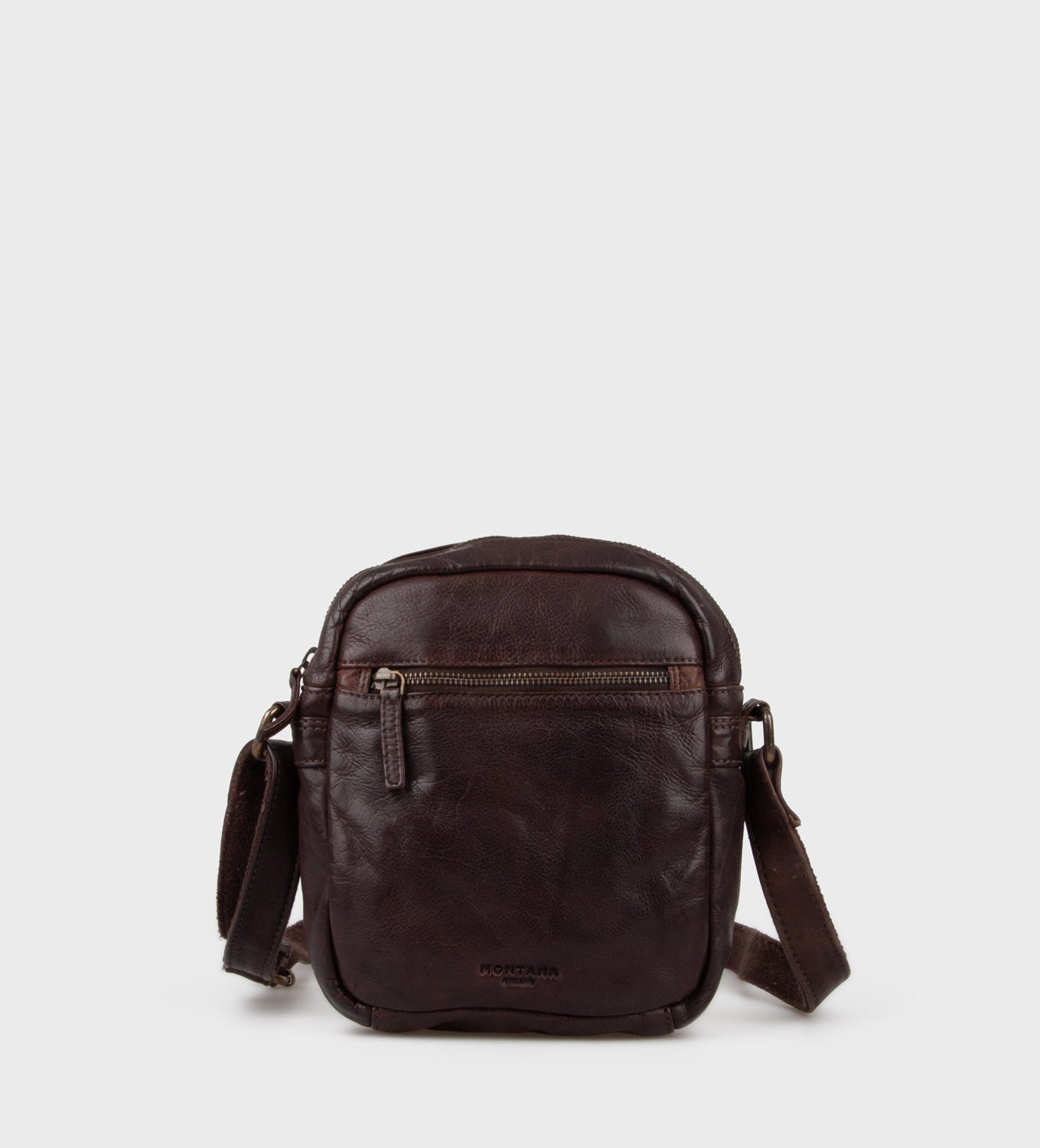 Richmond Square Crossbody, Brun