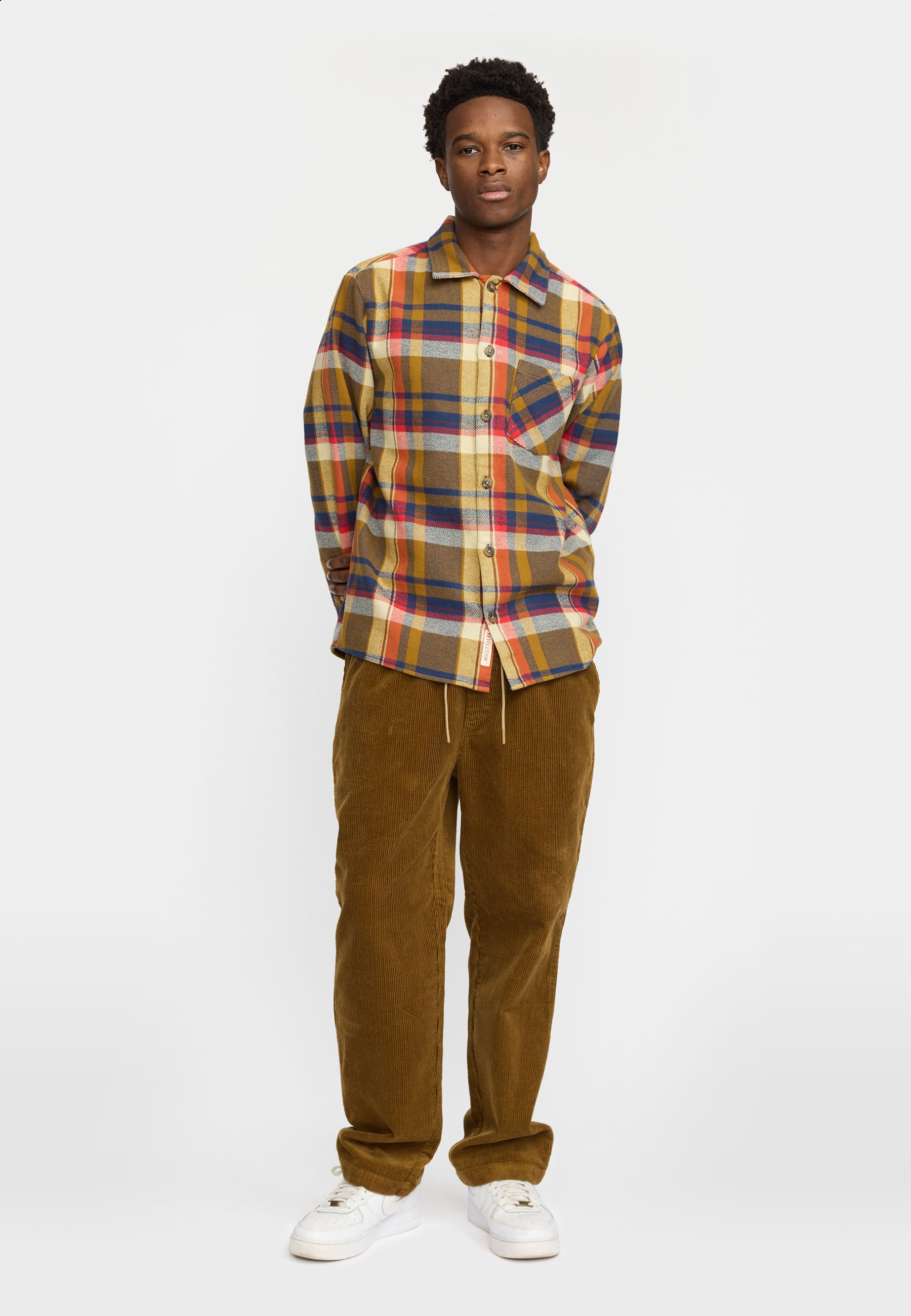 Revolution - Casual Shirt i Dust Brown