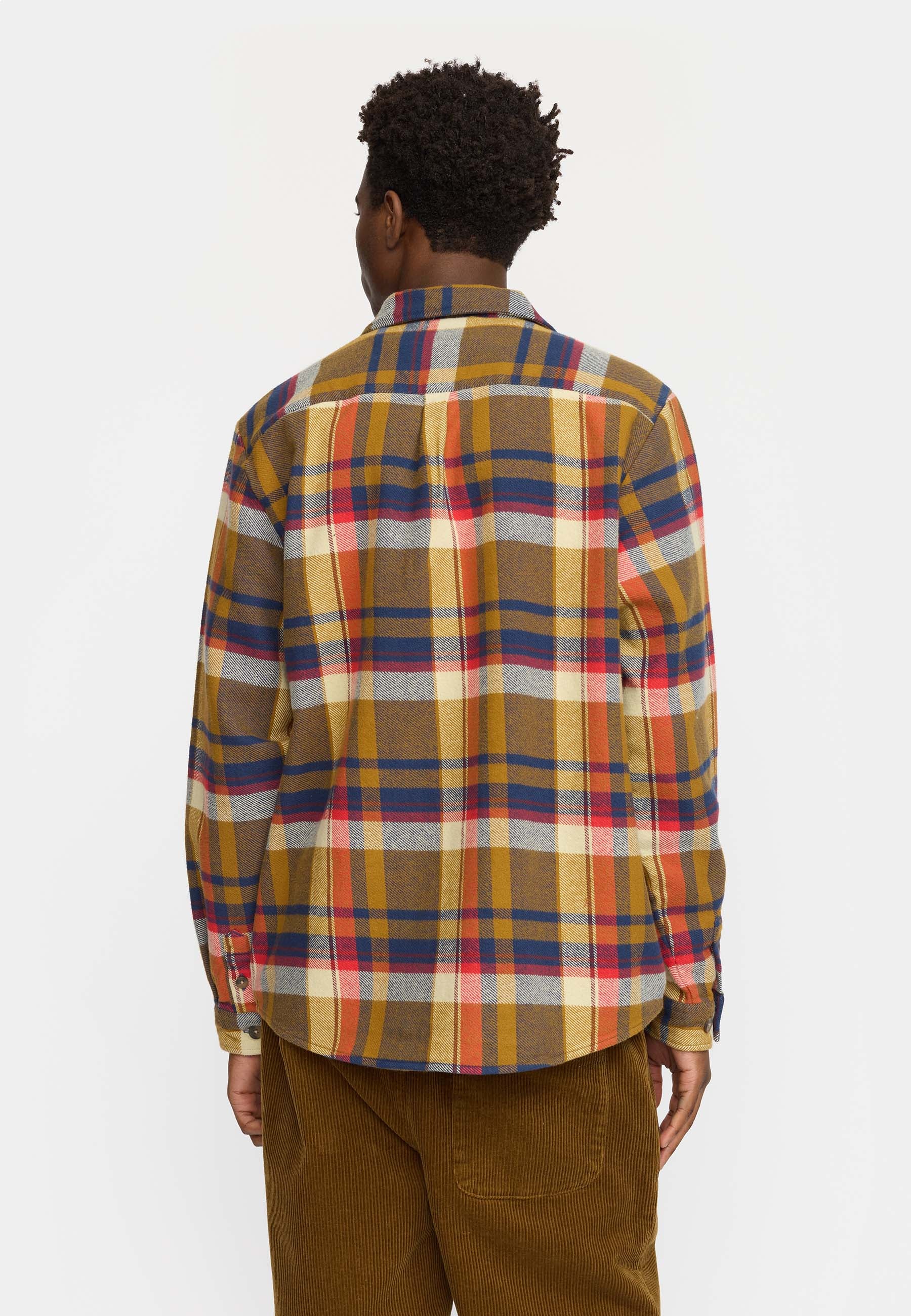 Revolution - Casual Shirt i Dust Brown