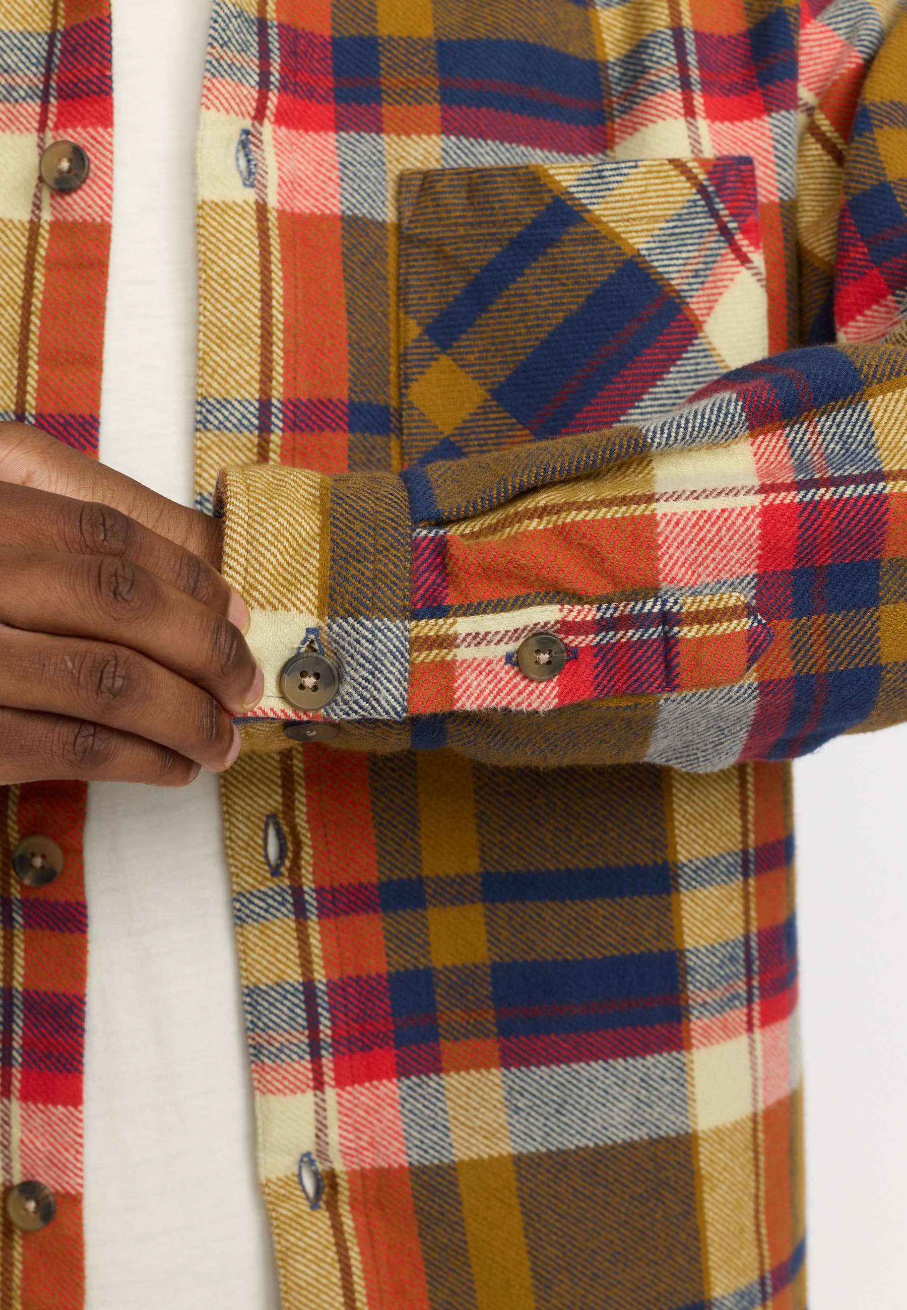 Revolution - Casual Shirt i Dust Brown