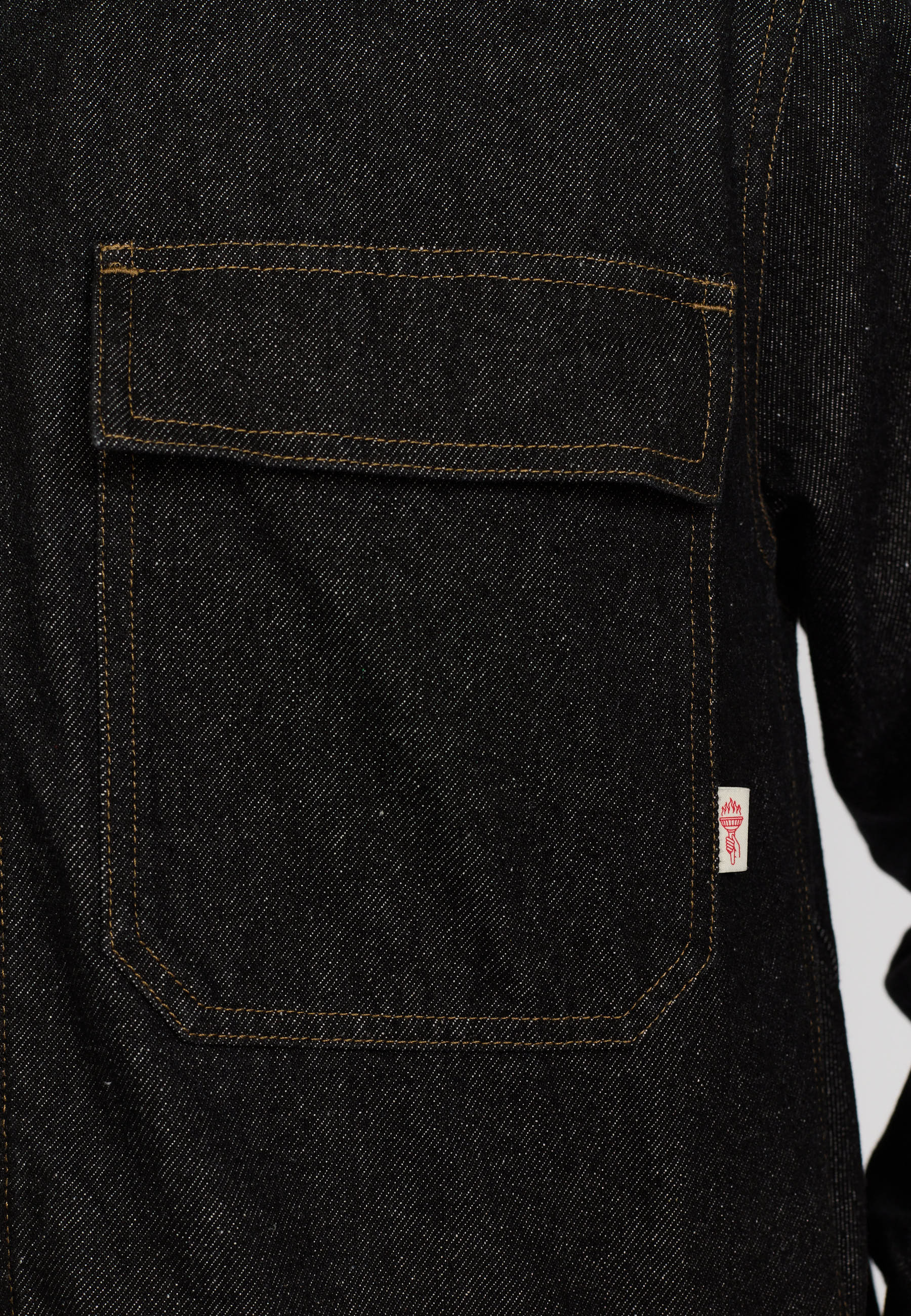 Revolution - Zipped Denim Worker Shirt
