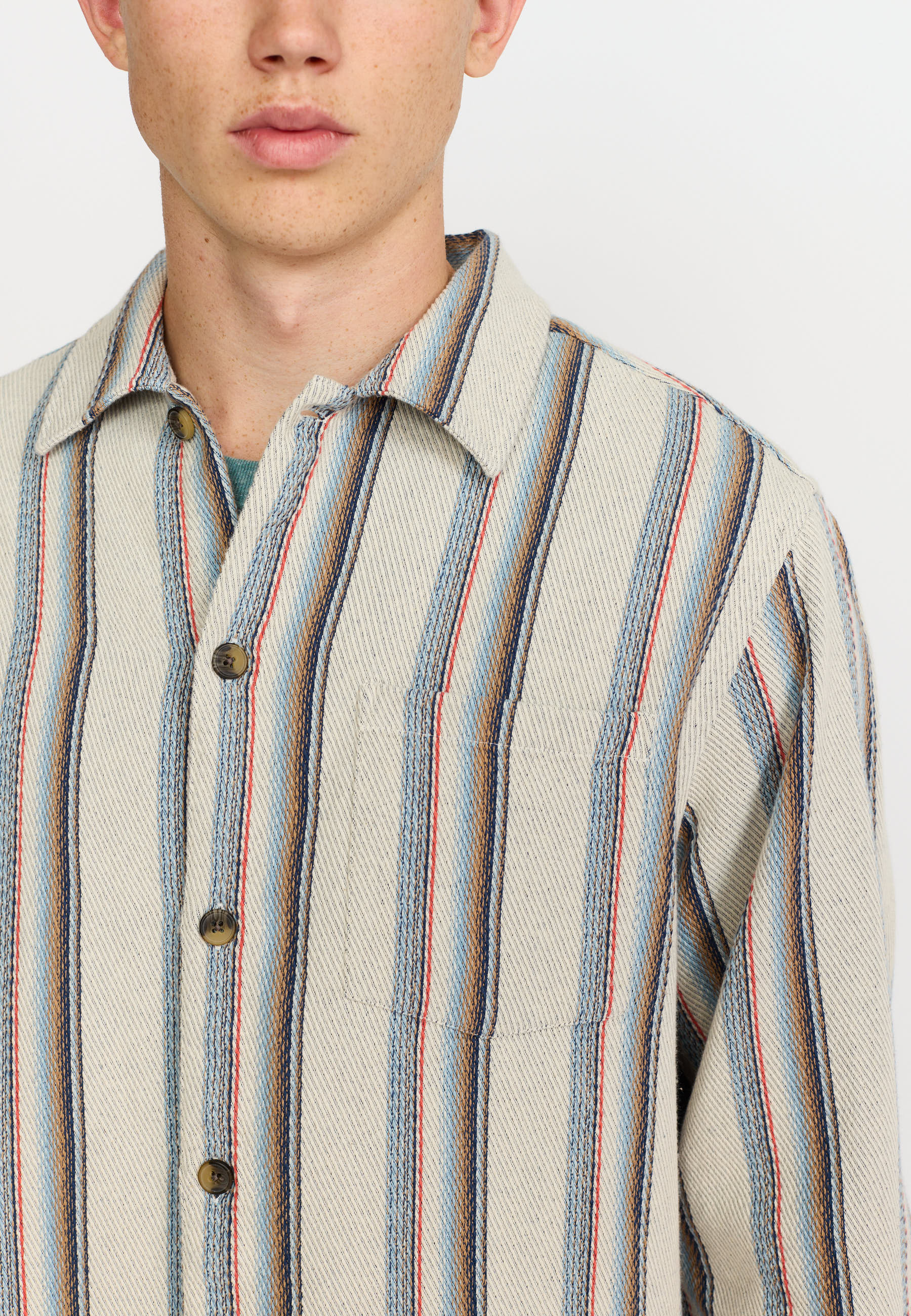 Revolution - Casual Skjorte Stribet