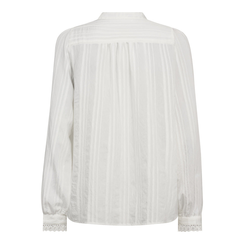 Co' Couture - KesiCC Lace Shirt i Offwhite