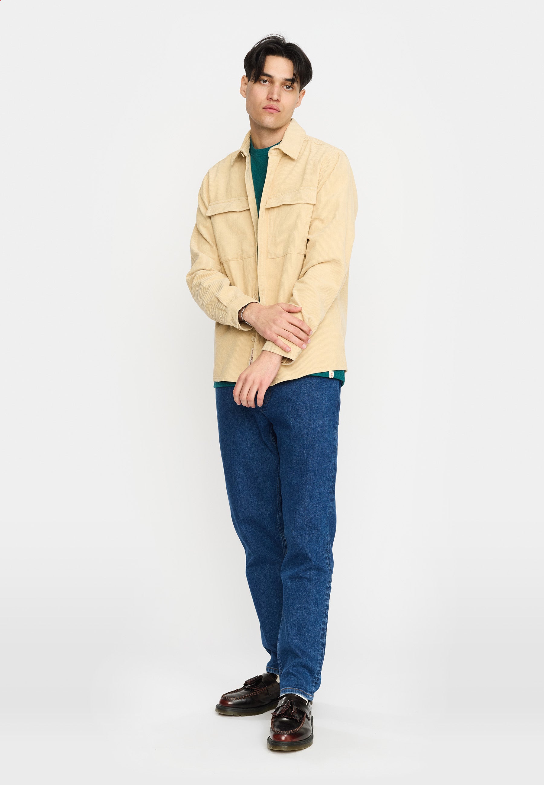Revolution – Overshirt i Dark Offwhite