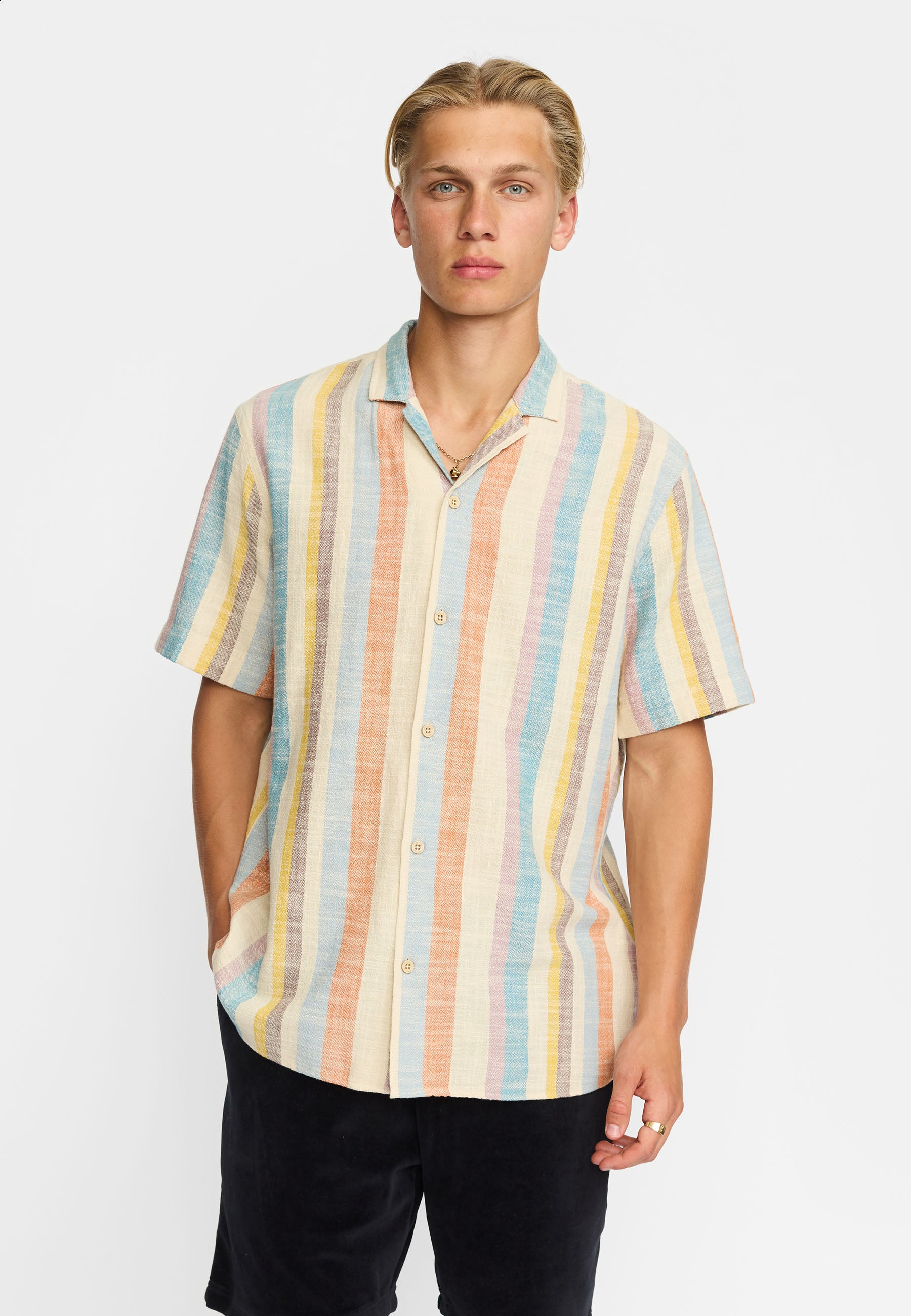 Revolution - Short-sleeved Cuban Shirt Multi