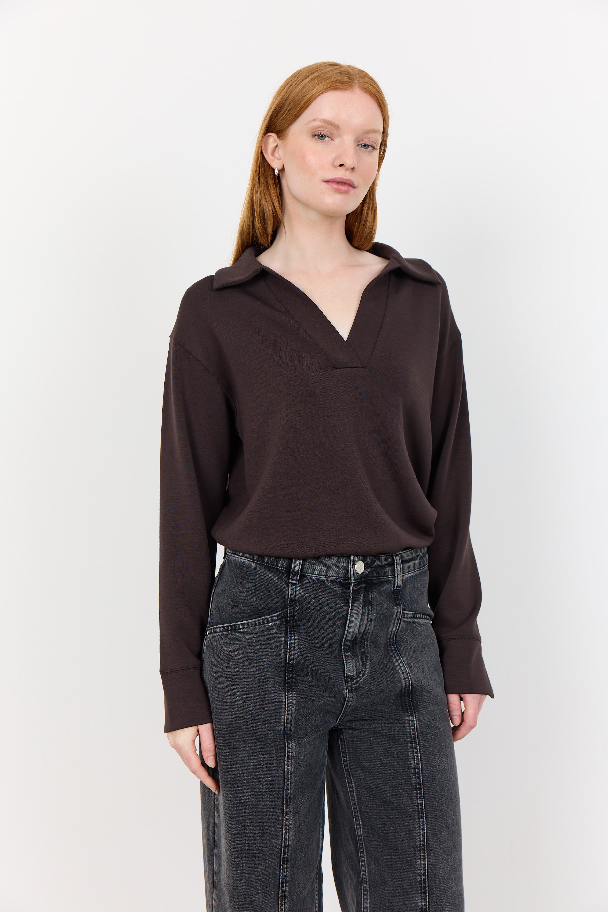 Leveté Room LR-Ezra 6 Bluse, Brun