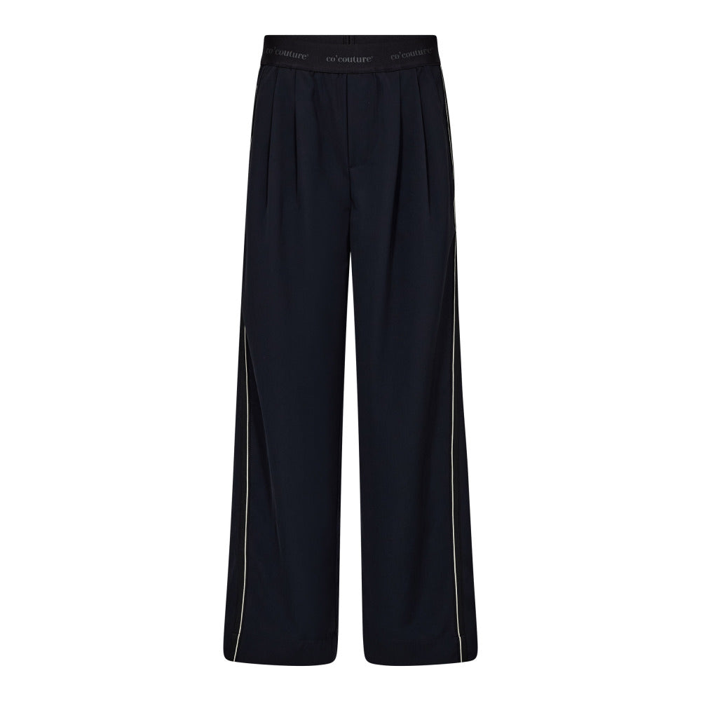 Co' Couture - AminaCC Split Panel Pant i navy