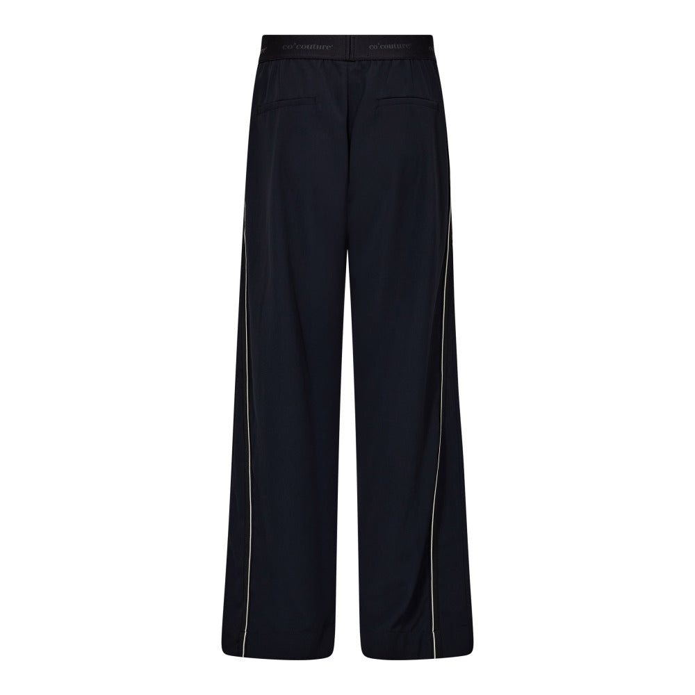 Co' Couture - AminaCC Split Panel Pant i navy