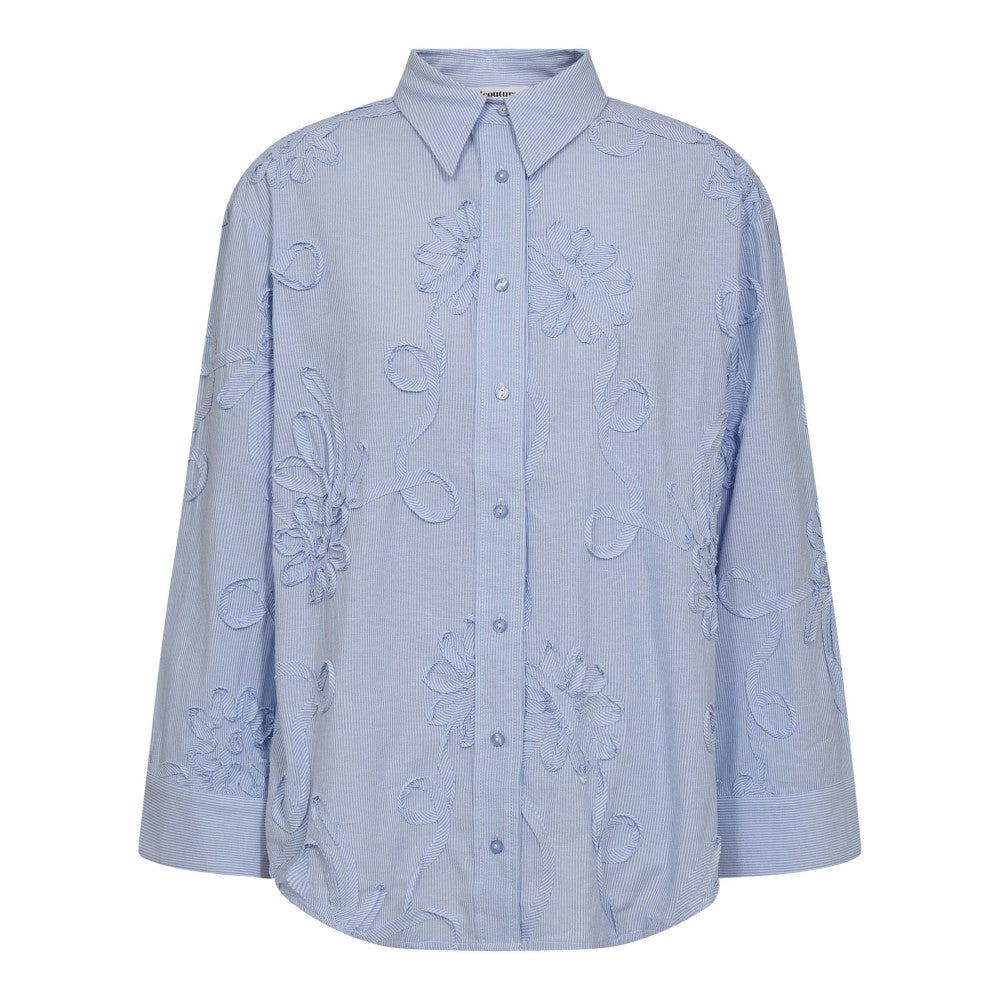 Co' Couture - XavierCC Stripe Flower Shirt