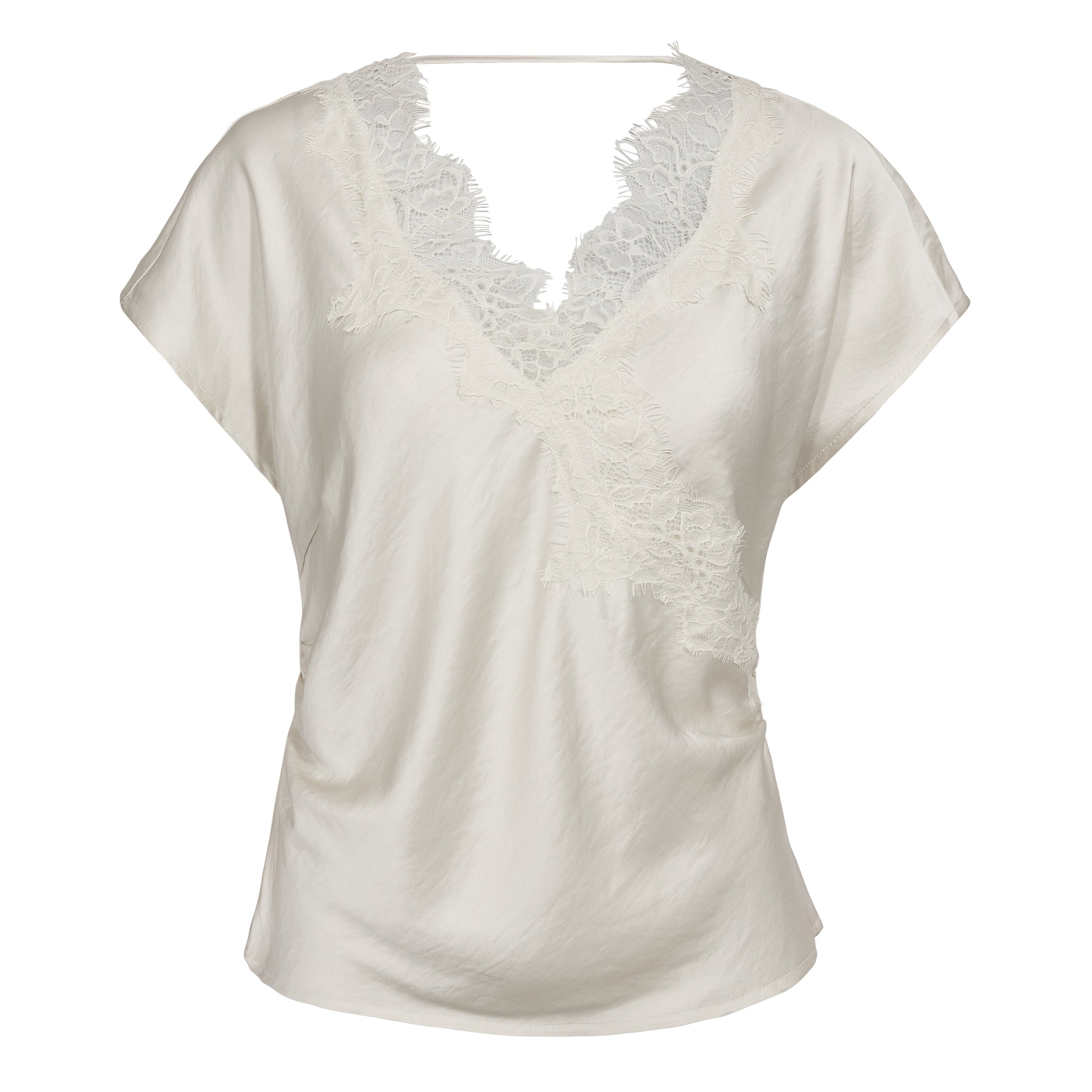 Co'Couture - IdunCC Lace SS Blouse