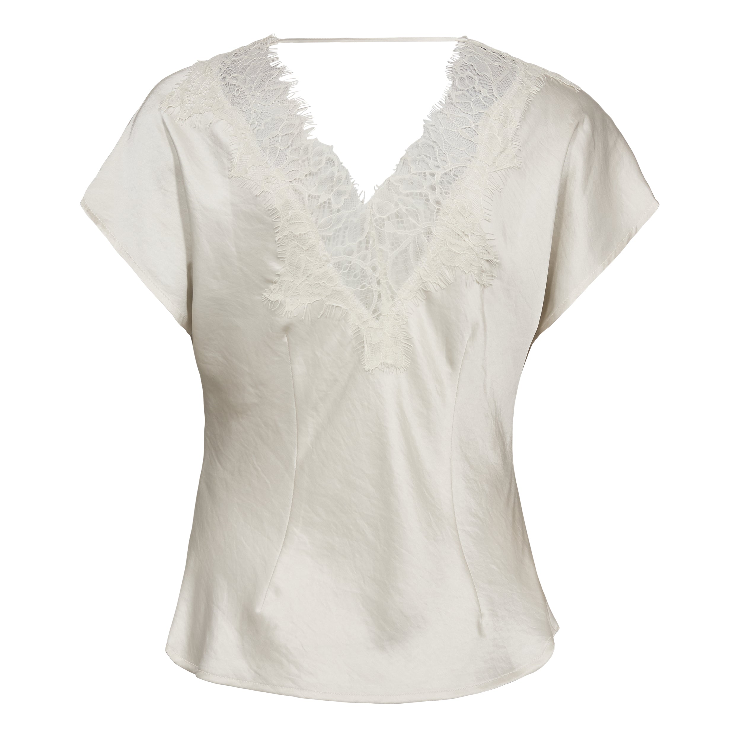 Co'Couture - IdunCC Lace SS Blouse