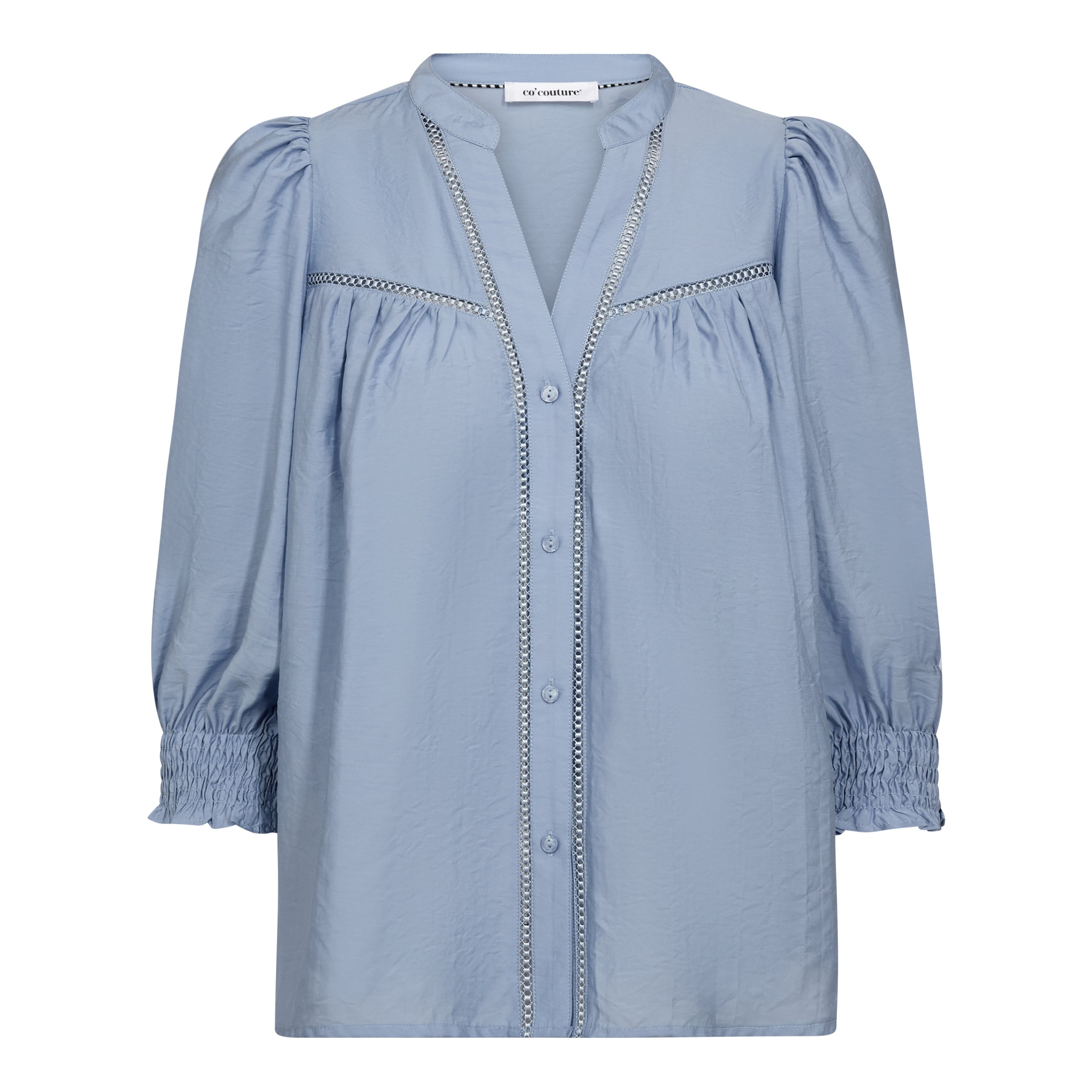 Co'Couture - CallumCC Lace Puff V-Shirt