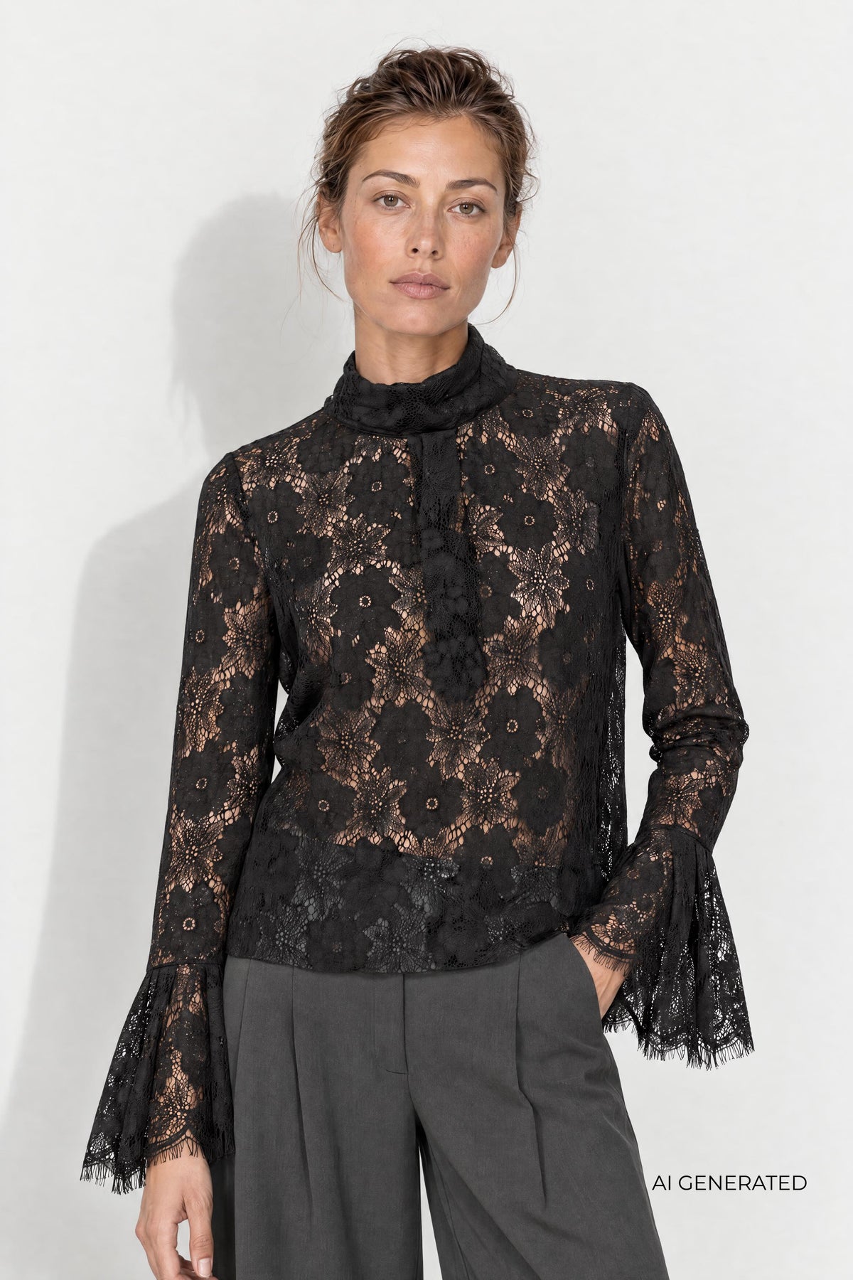 Leveté Room - LR-Udon 1 bluse i sort