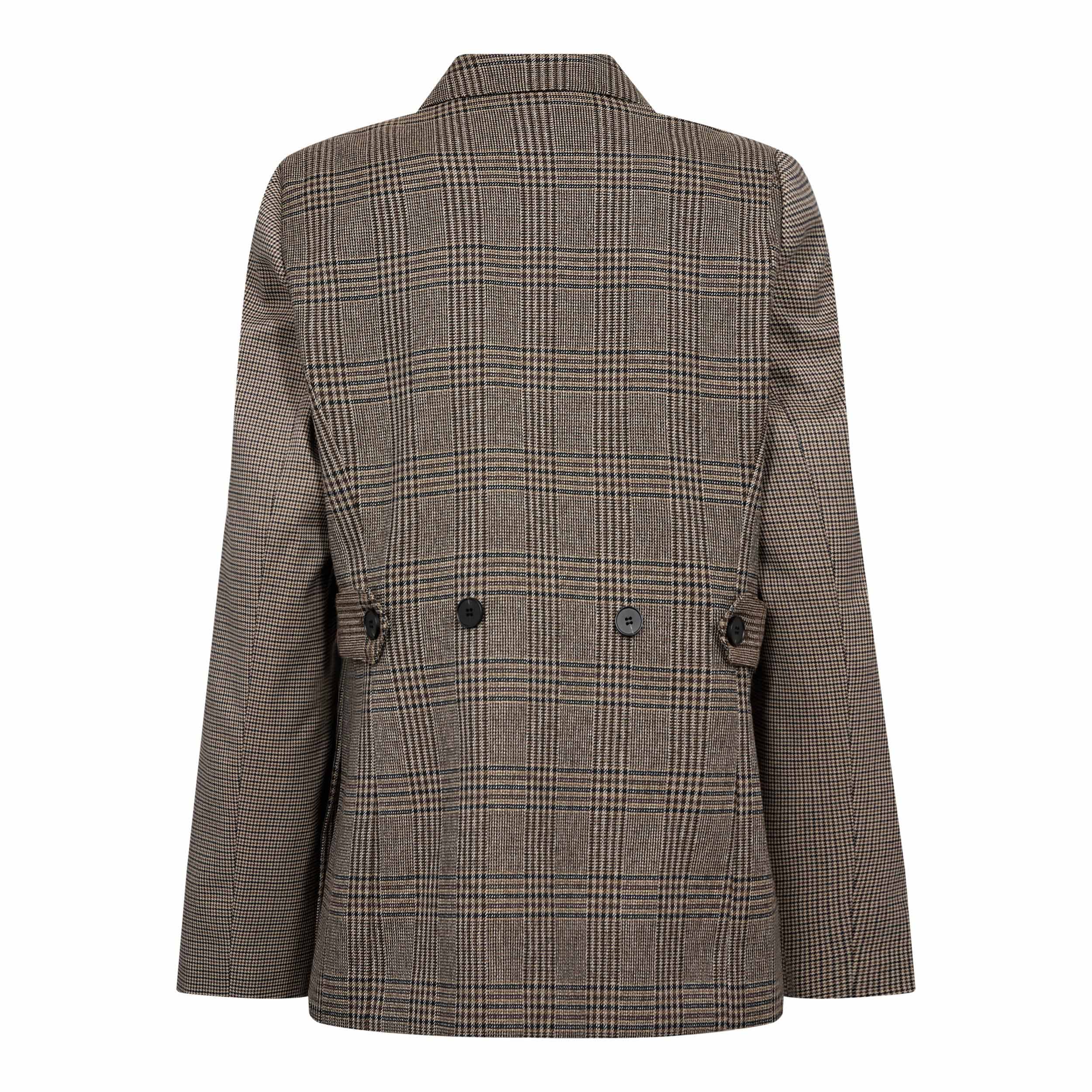 Co'Couture - VeyaCC Check Fitted Blazer