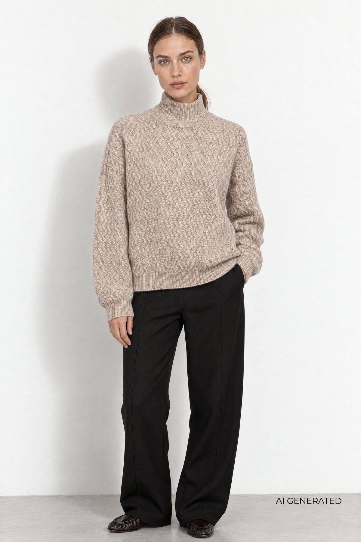 Levete Room LR-Urban 1 Pullover – Mushroom Melange