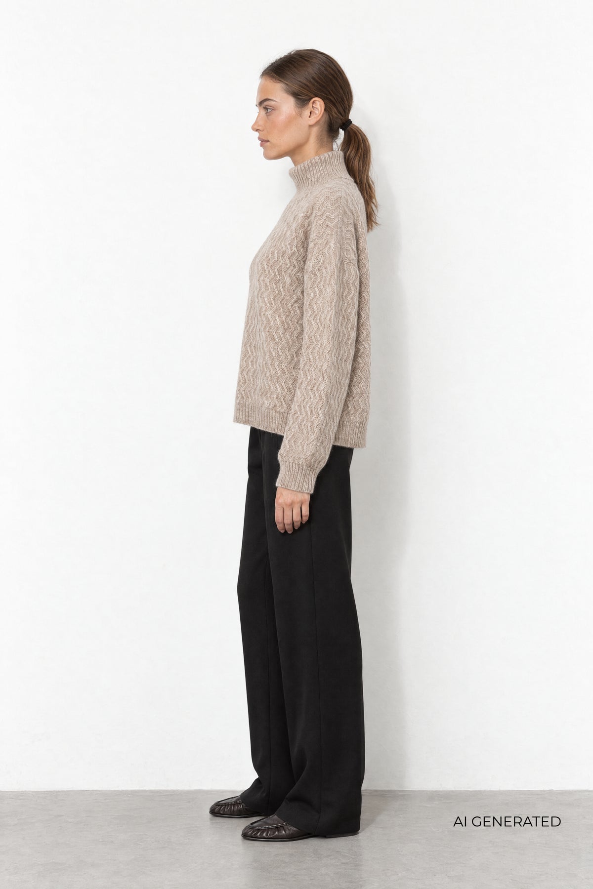 Levete Room LR-Urban 1 Pullover – Mushroom Melange