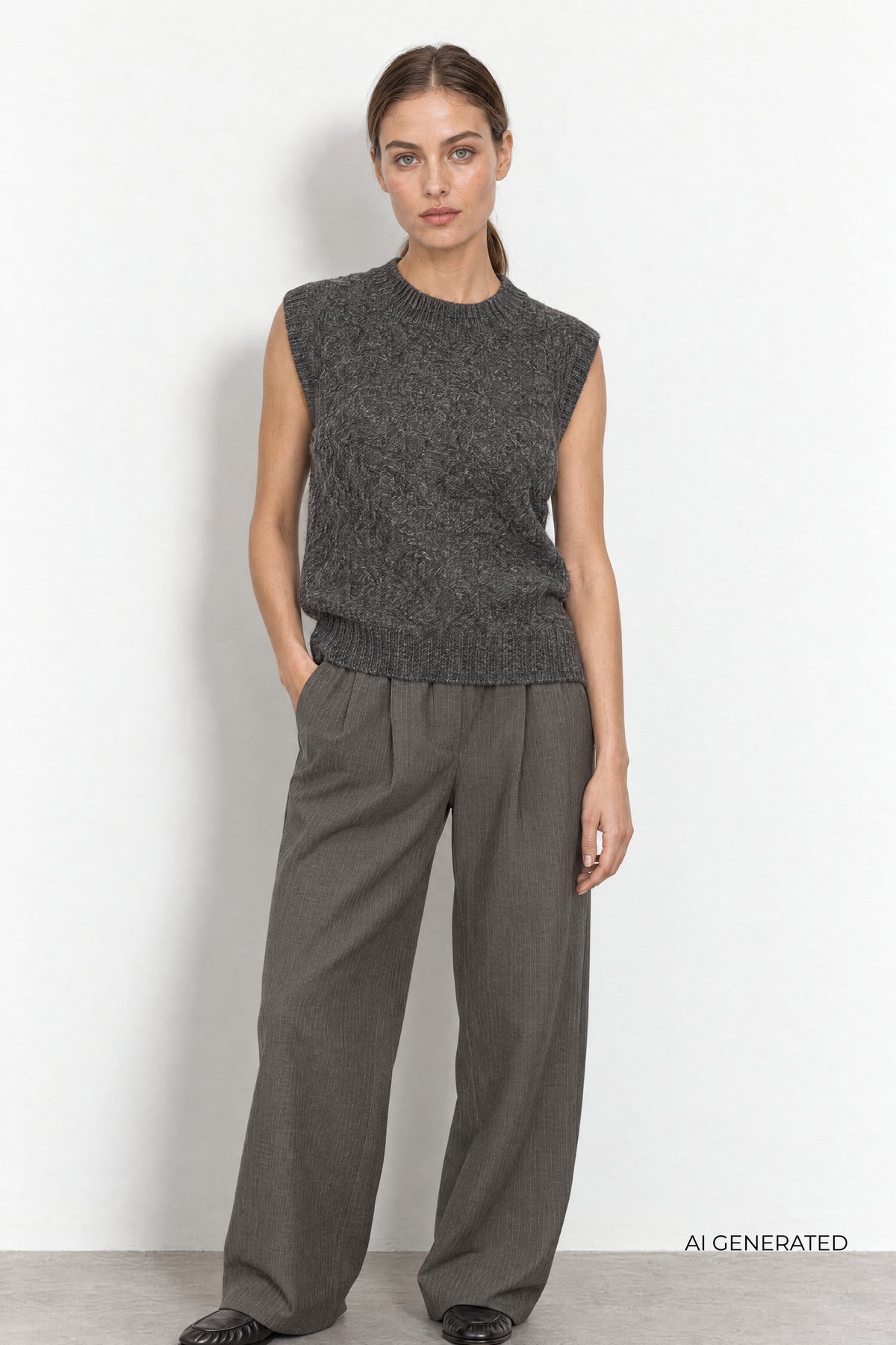 Levete Room LR-Urban 2 Waistcoat – Dark Grey Melange