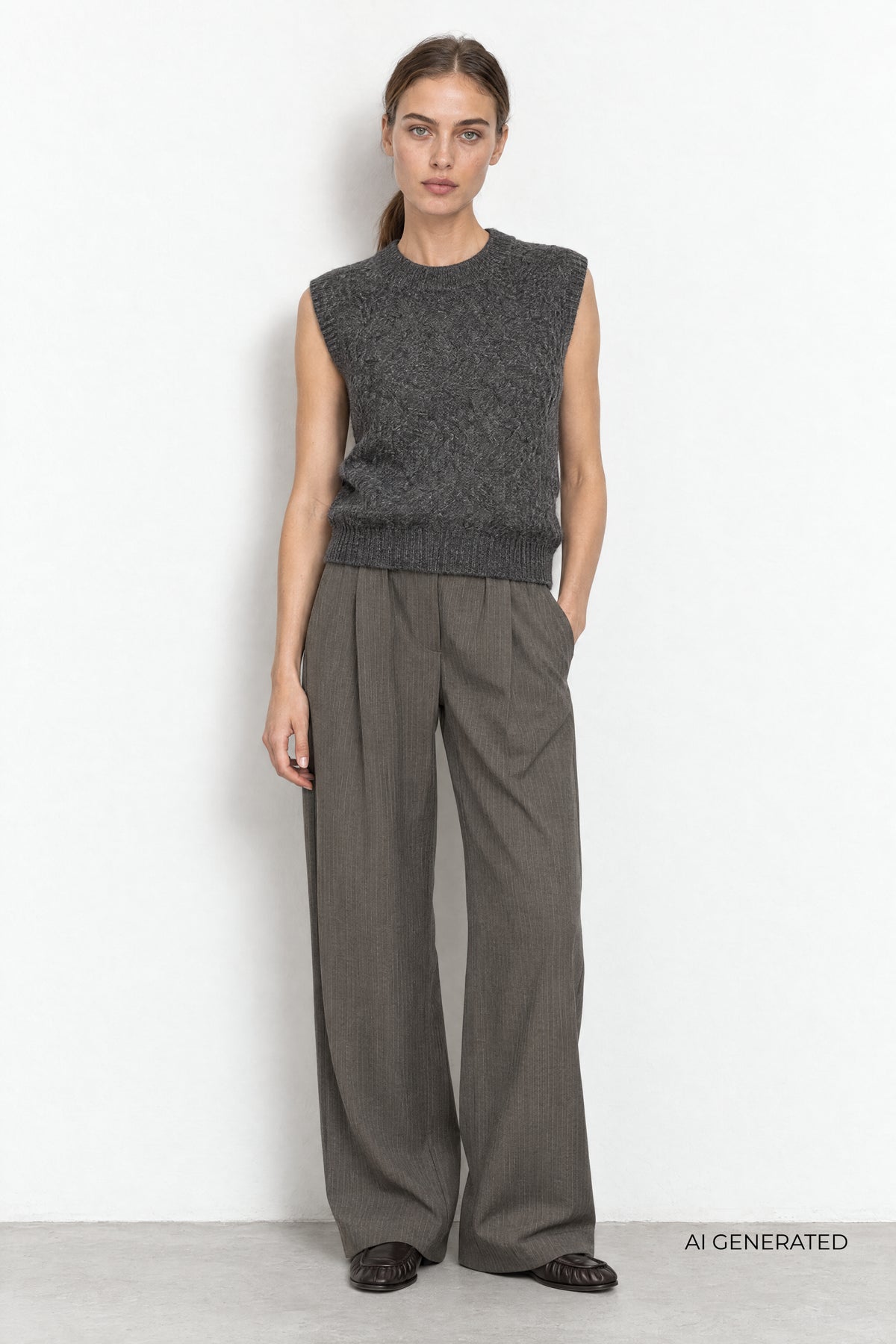 Levete Room LR-Urban 2 Waistcoat – Dark Grey Melange