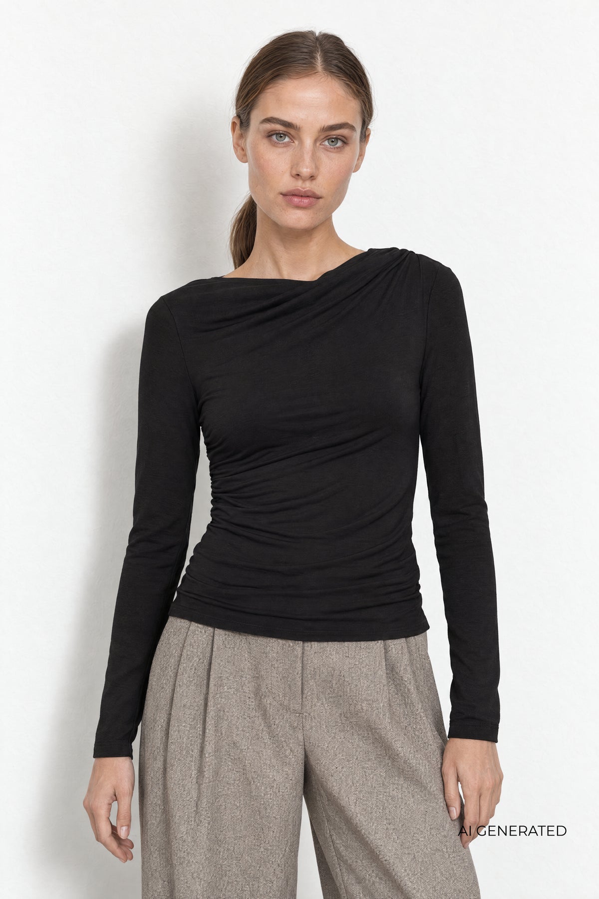 Leveté Room – LR-UNICO 1 Bluse – Black