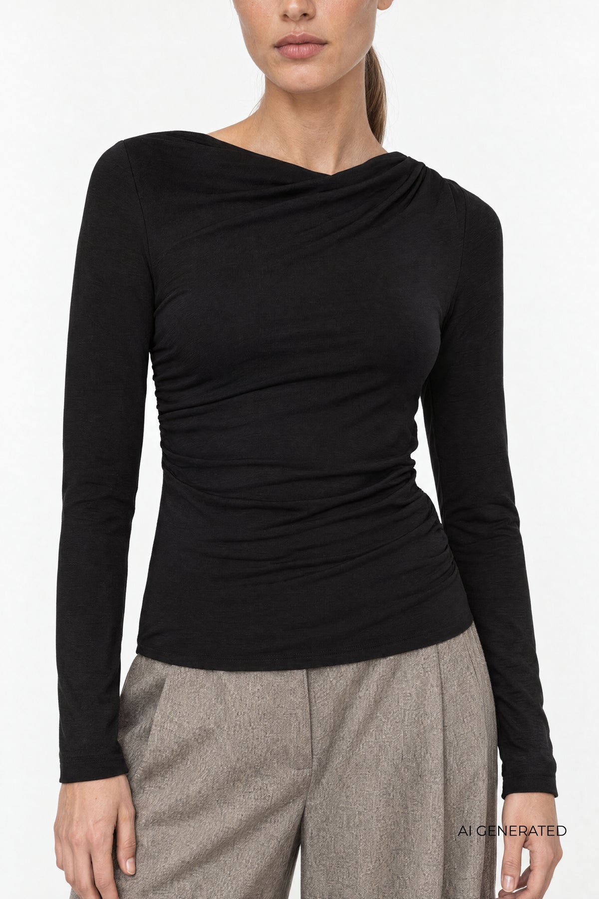 Leveté Room – LR-UNICO 1 Bluse – Black
